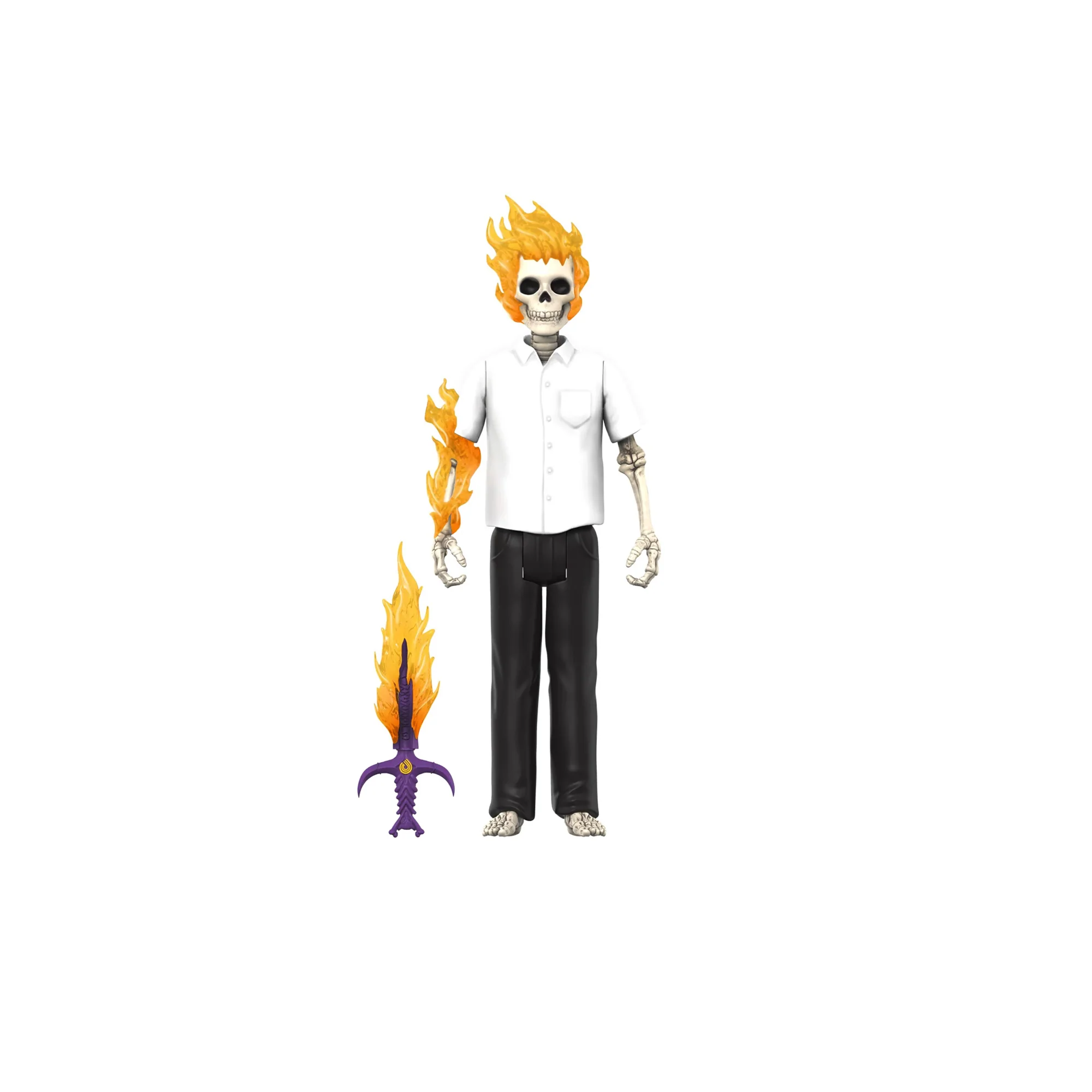 Super7 Powell-Peralta ReAction Figures Wave 3 Tommy Guerrero Flaming Dagger Figure OS - Image 2