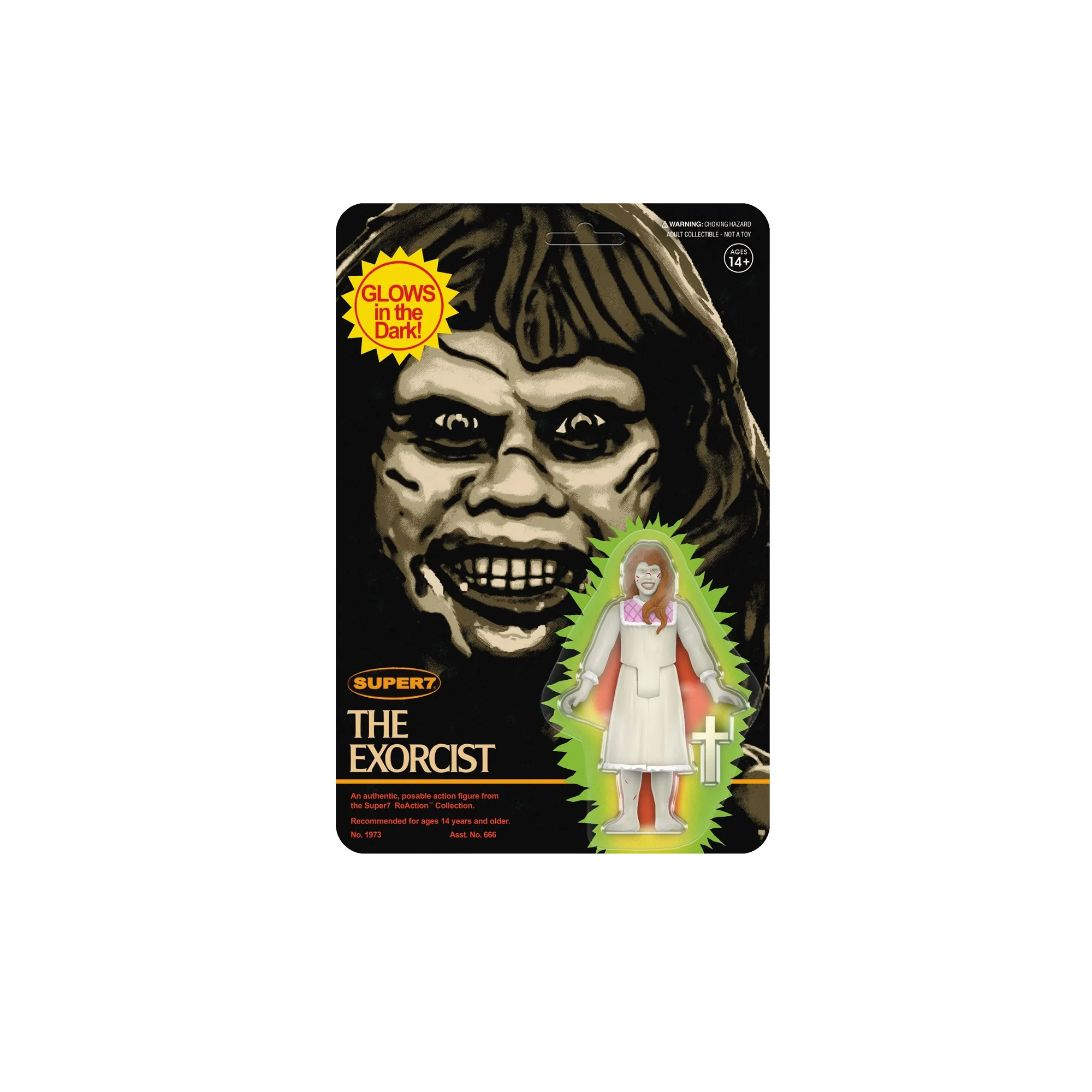Super7 The Exorcist Reaction Figures (Monster Glow) OS
