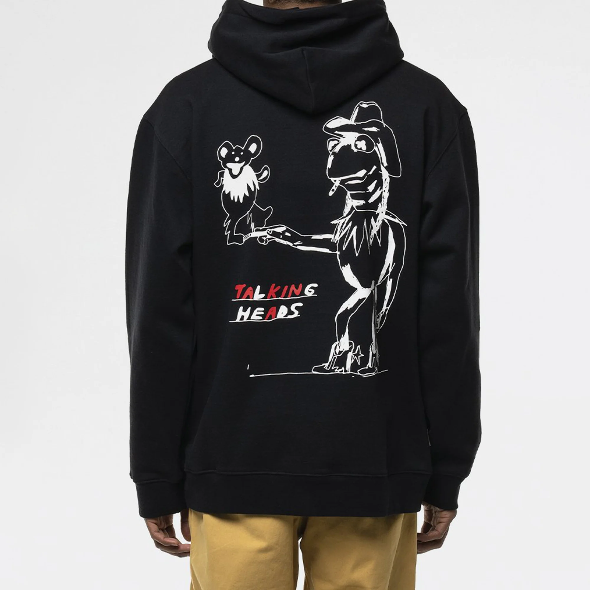 Taikan Mens Kyle Stewart Hoodie 'Black/White' - Image 2