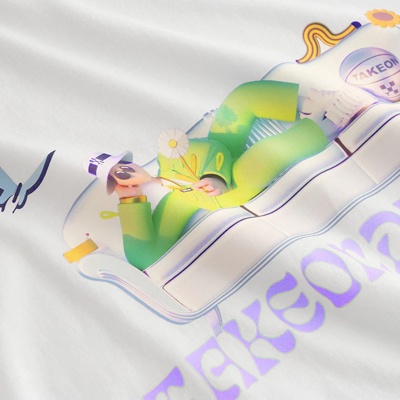 Takeon x Colin Ozawa Mens Couch Dreams Tee - Image 2