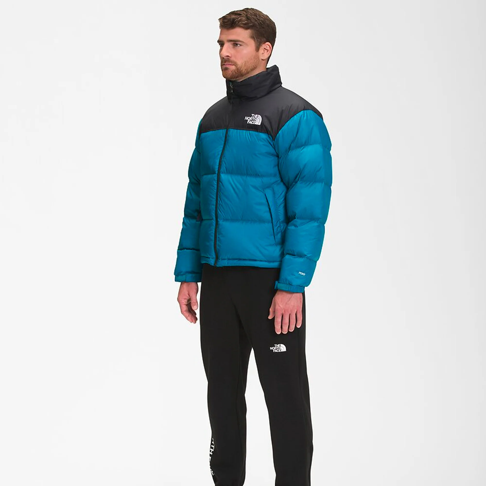 The North Face Mens 1996 Retro Nuptse Jacket Banff Blue - Image 2