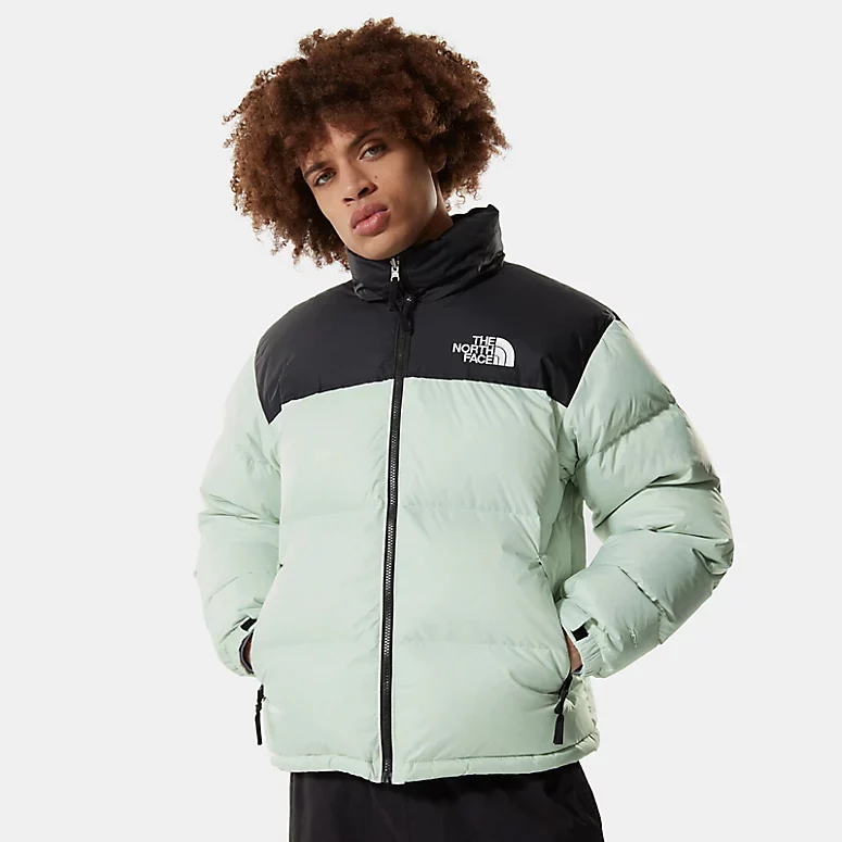 The North Face Mens 1996 Retro Nuptse Jacket 'Green Mist' - Image 3