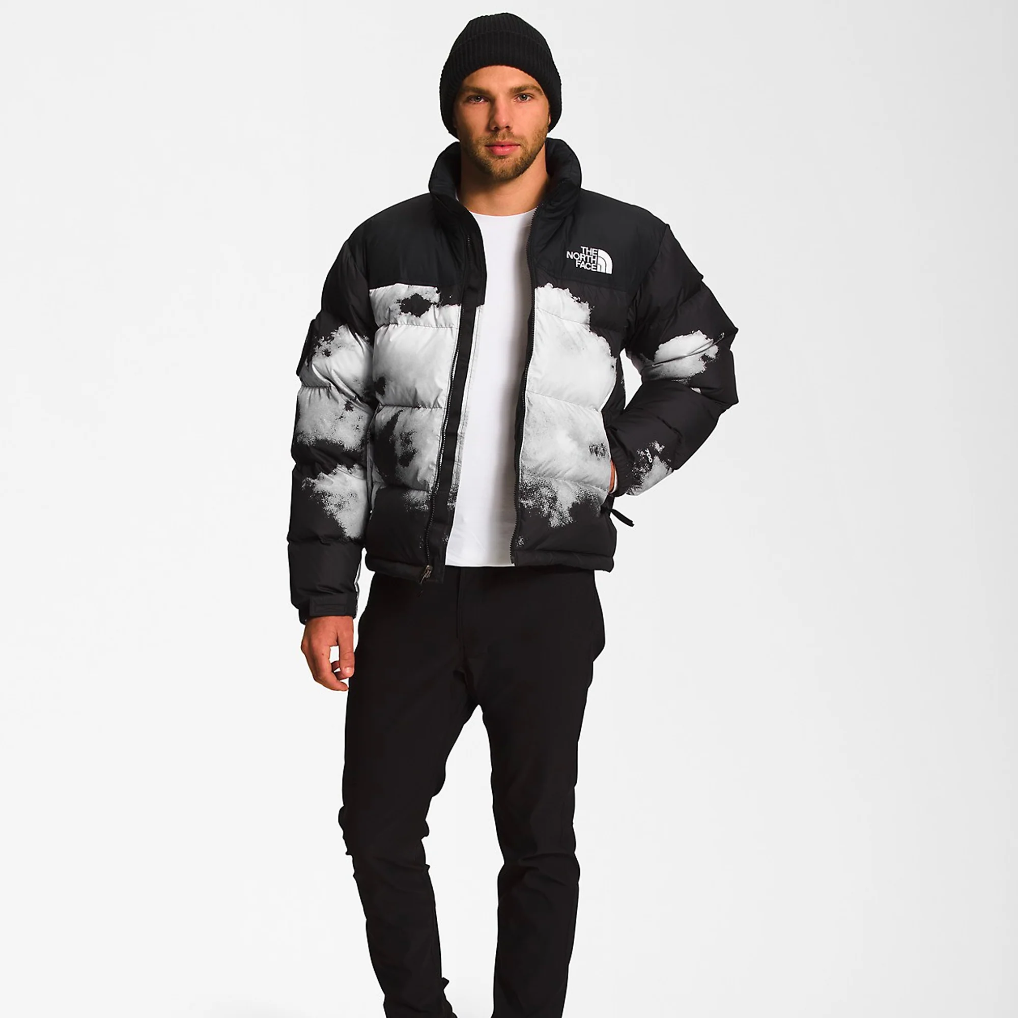 The North Face Mens Print 92 Retro Anniversary Nuptse Jacket - Image 2