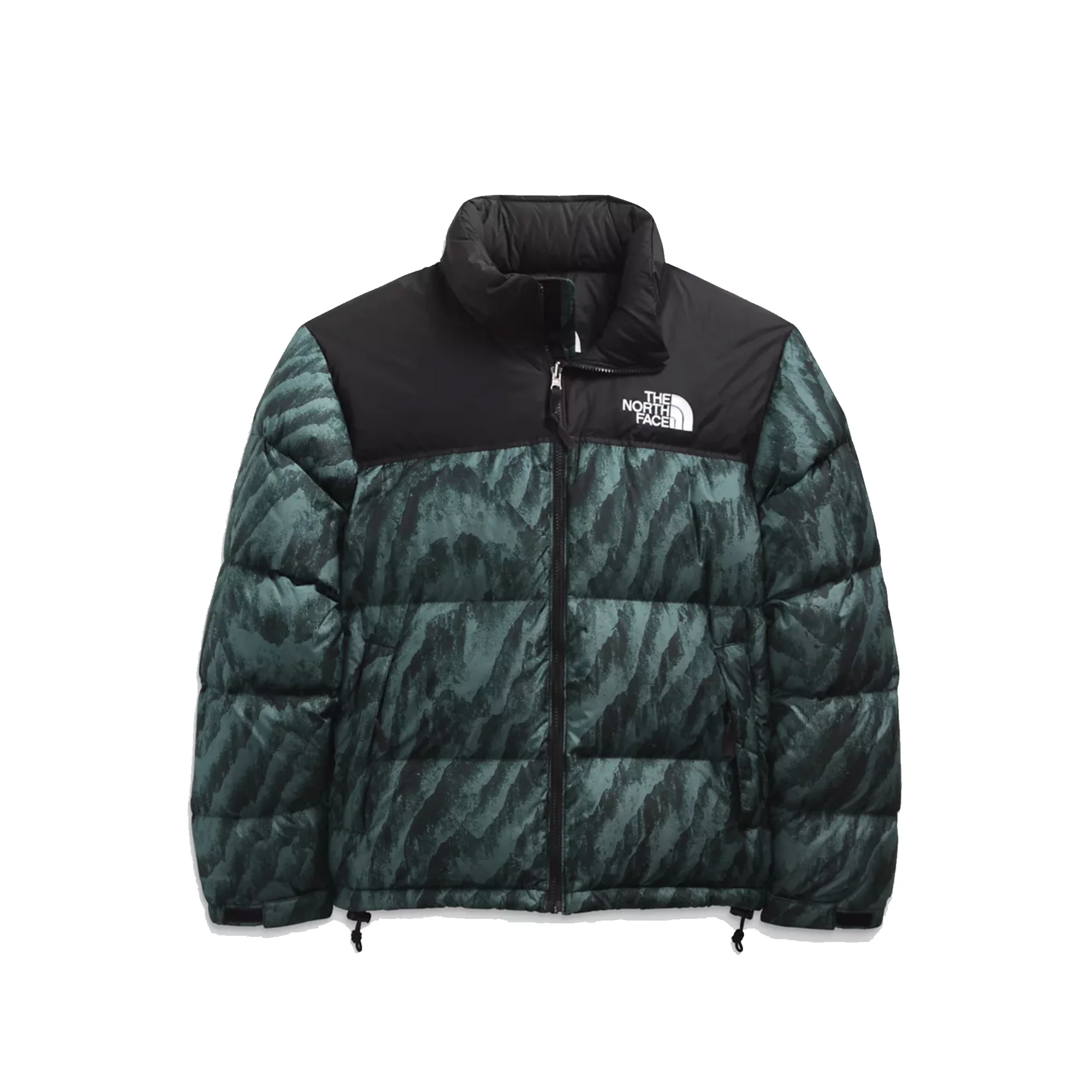 The North Face Mens Print Nuptse Jacket