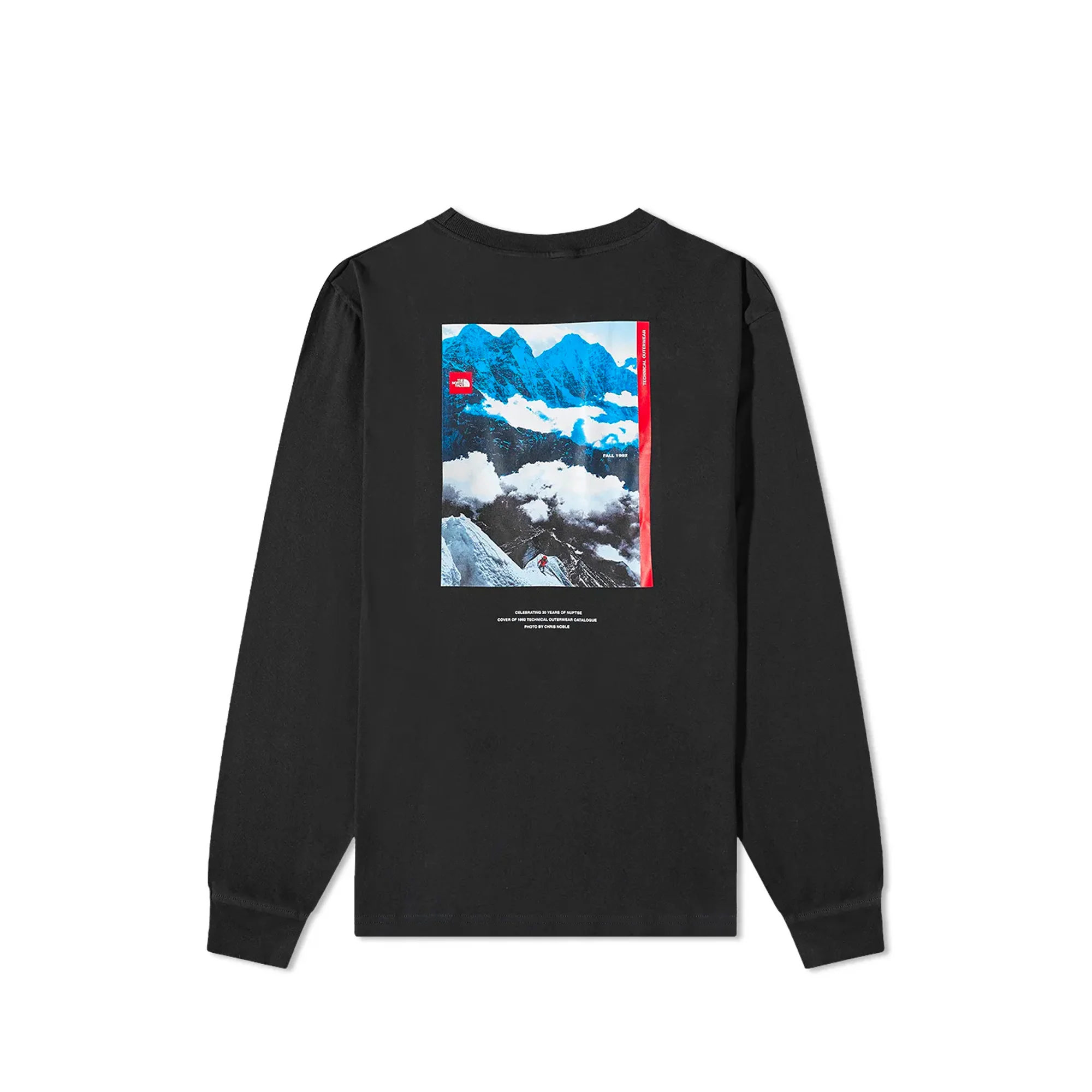 The North Face Mens Printed Heavyweight LS Tee - Image 2