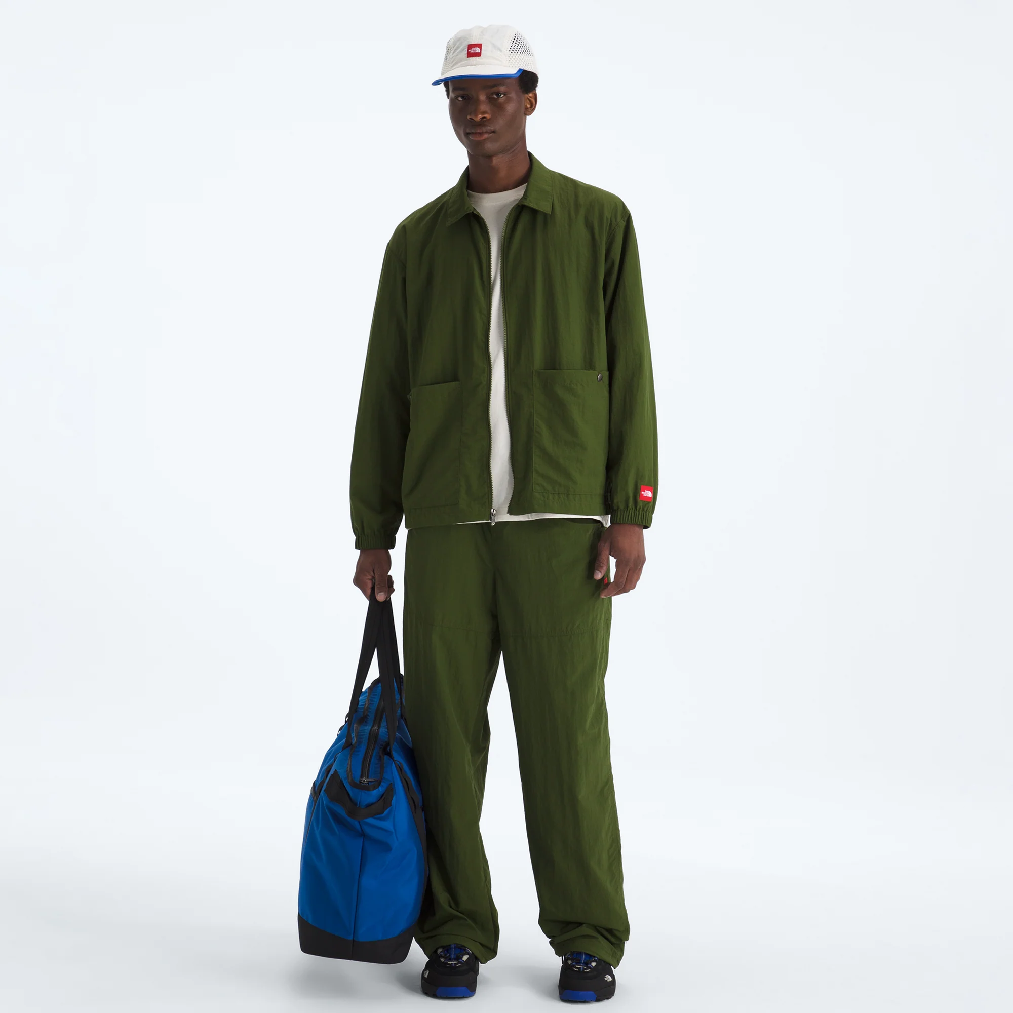 The North Face Mens Red Box Nylon Longsleeve Shirt - Image 4