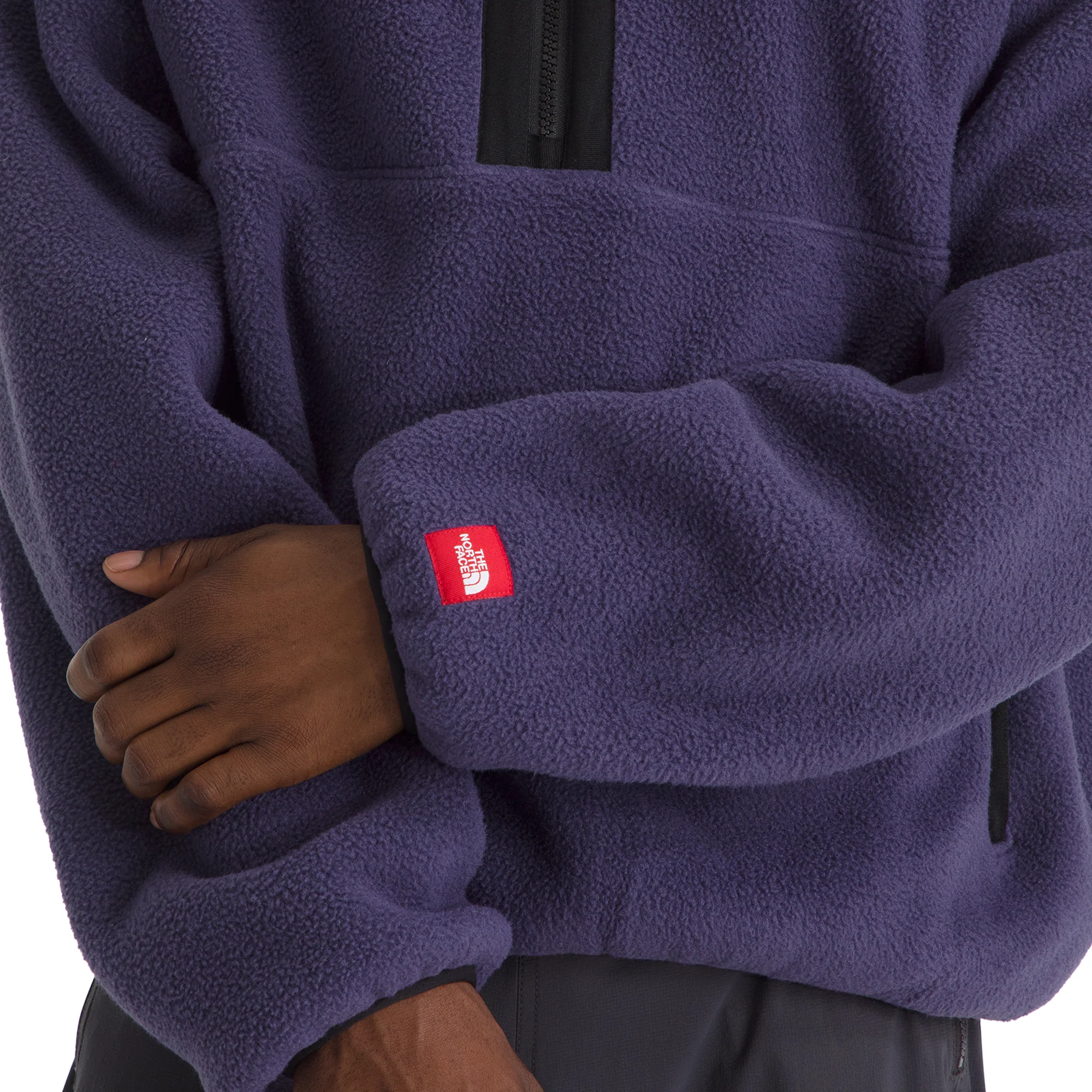 The North Face Mens Red Box Zip Fleece Pullover - Image 4