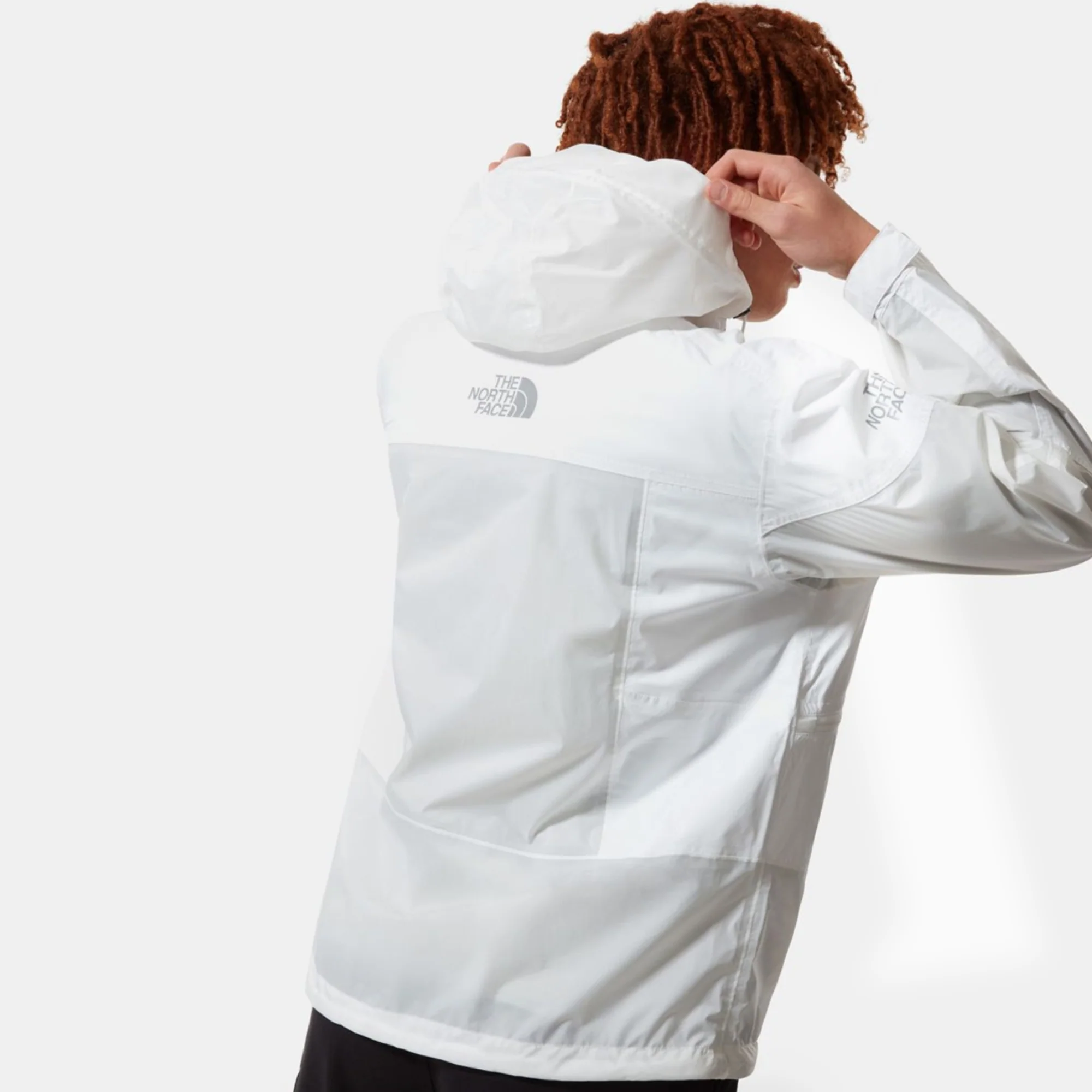 The North Face Mens Steep Tech Light Rain Jacket 'White' - Image 2
