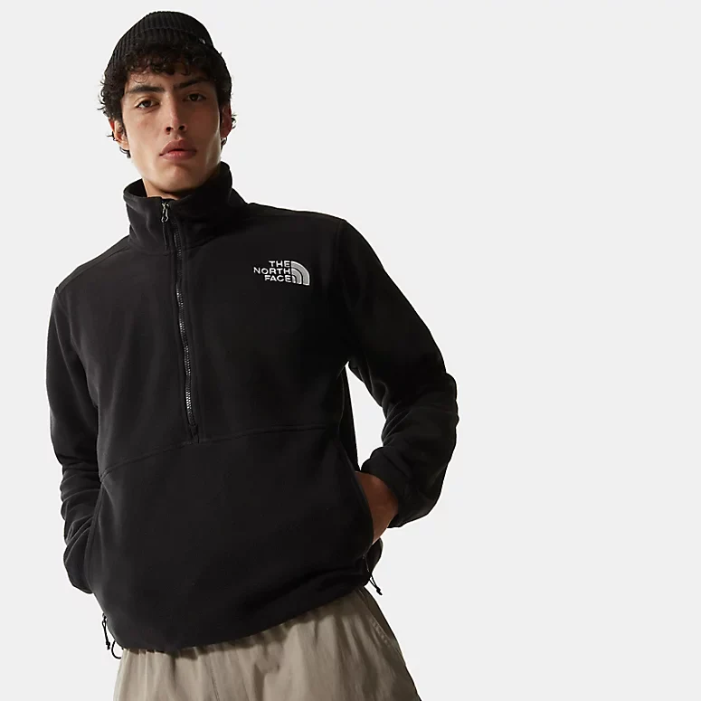 The North Face Mens TKA Katka Fleece Jacket 'Black' - Image 3