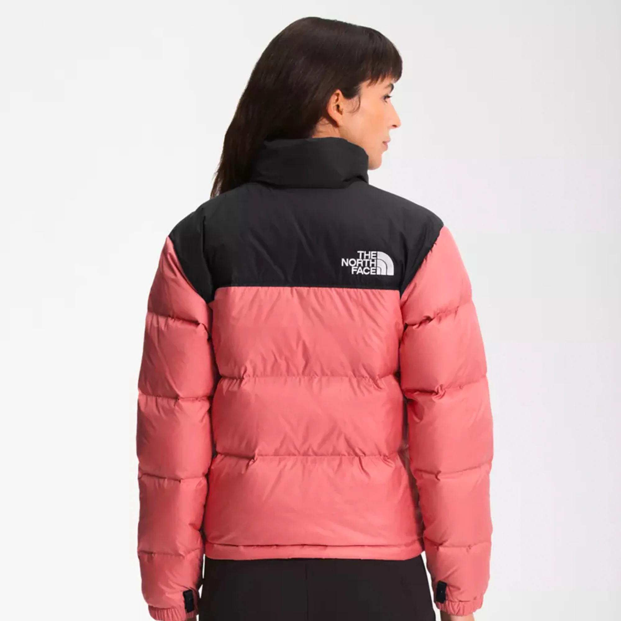 The North Face Womens 1996 Retro Nuptse Jacket Faded Rose - Image 3