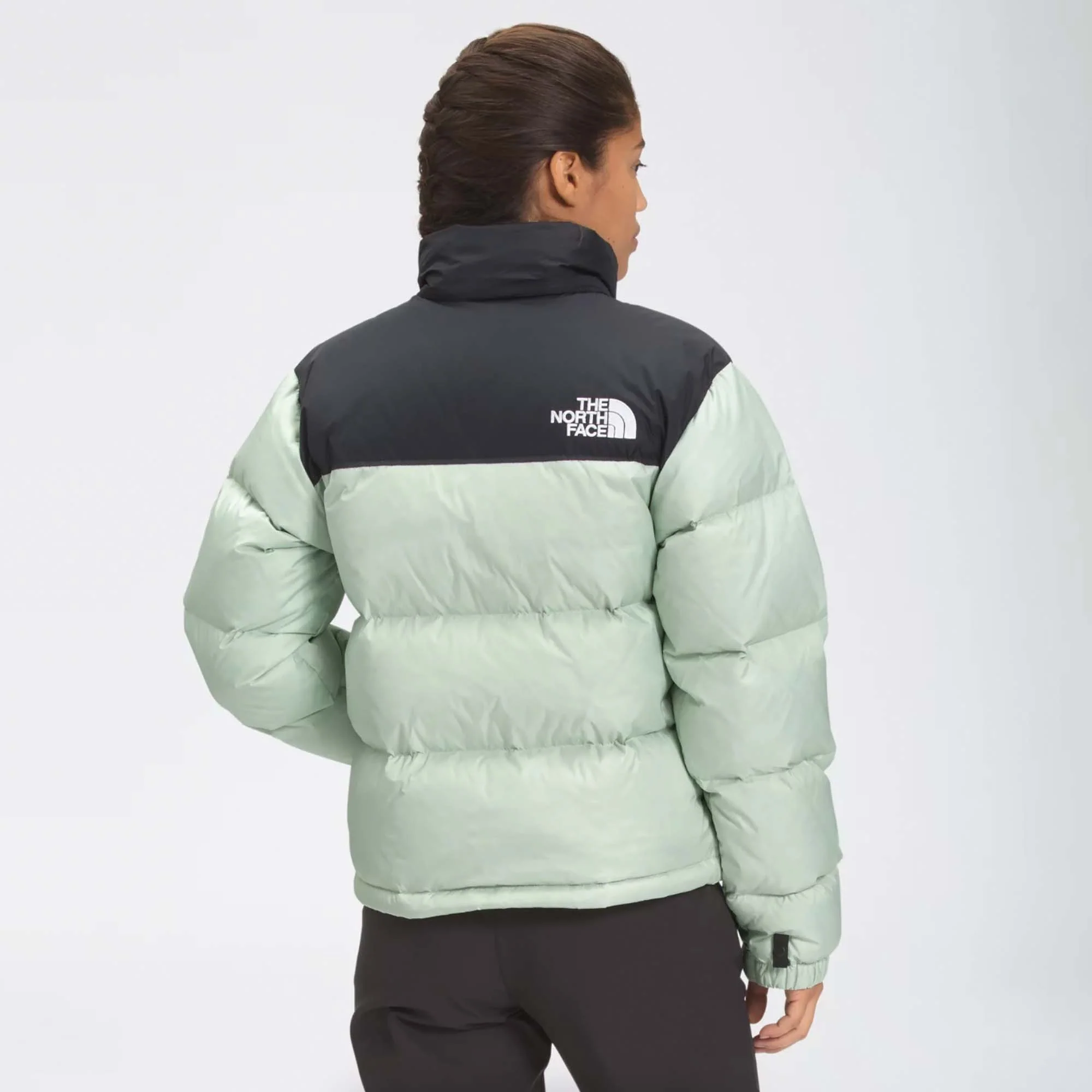 The North Face Womens 'Green Mist' 1996 Retro Nuptse Jacket - Image 3