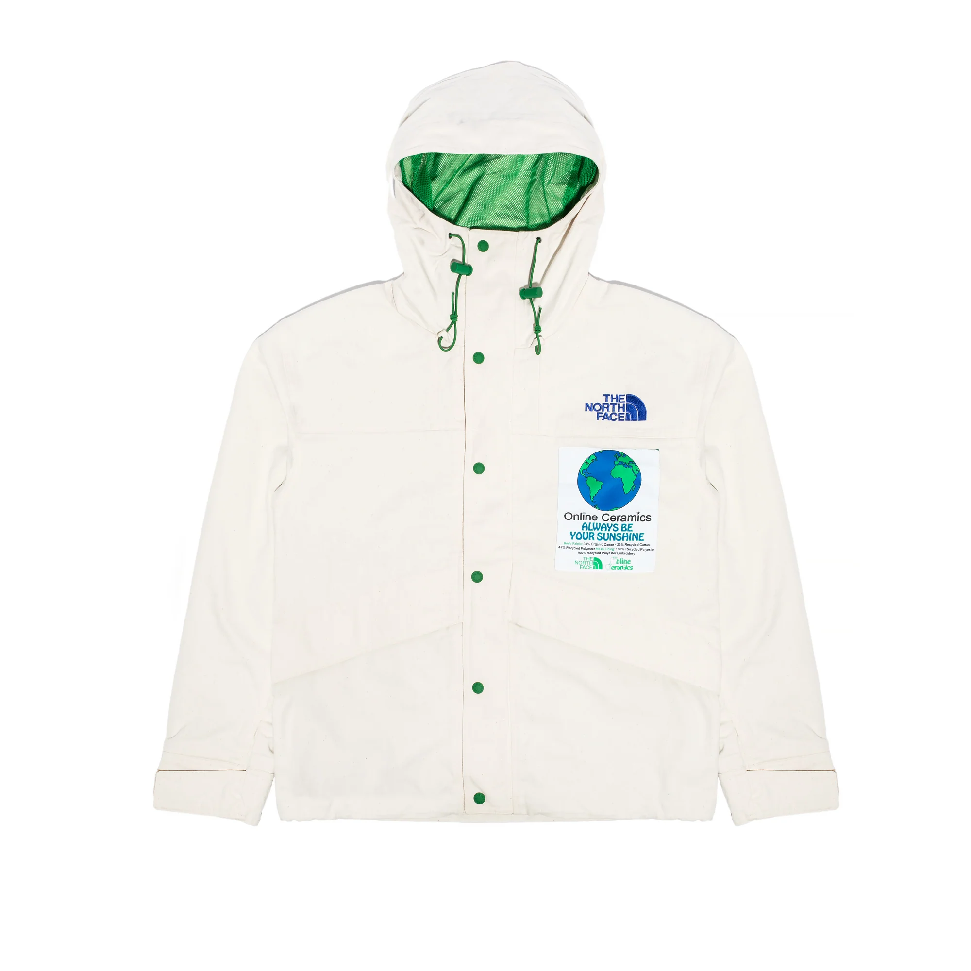 The North Face X Online Ceramics Mens 86 Mountain Jacket Raw Undyed