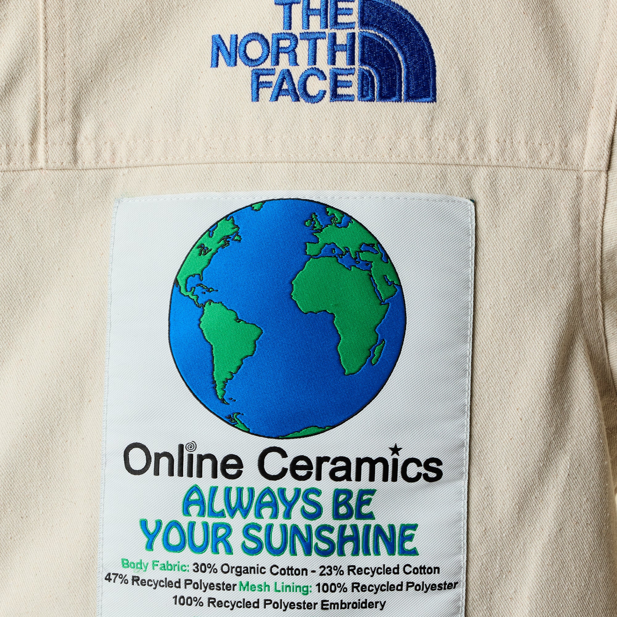 The North Face X Online Ceramics Mens 86 Mountain Jacket Raw Undyed - Image 3