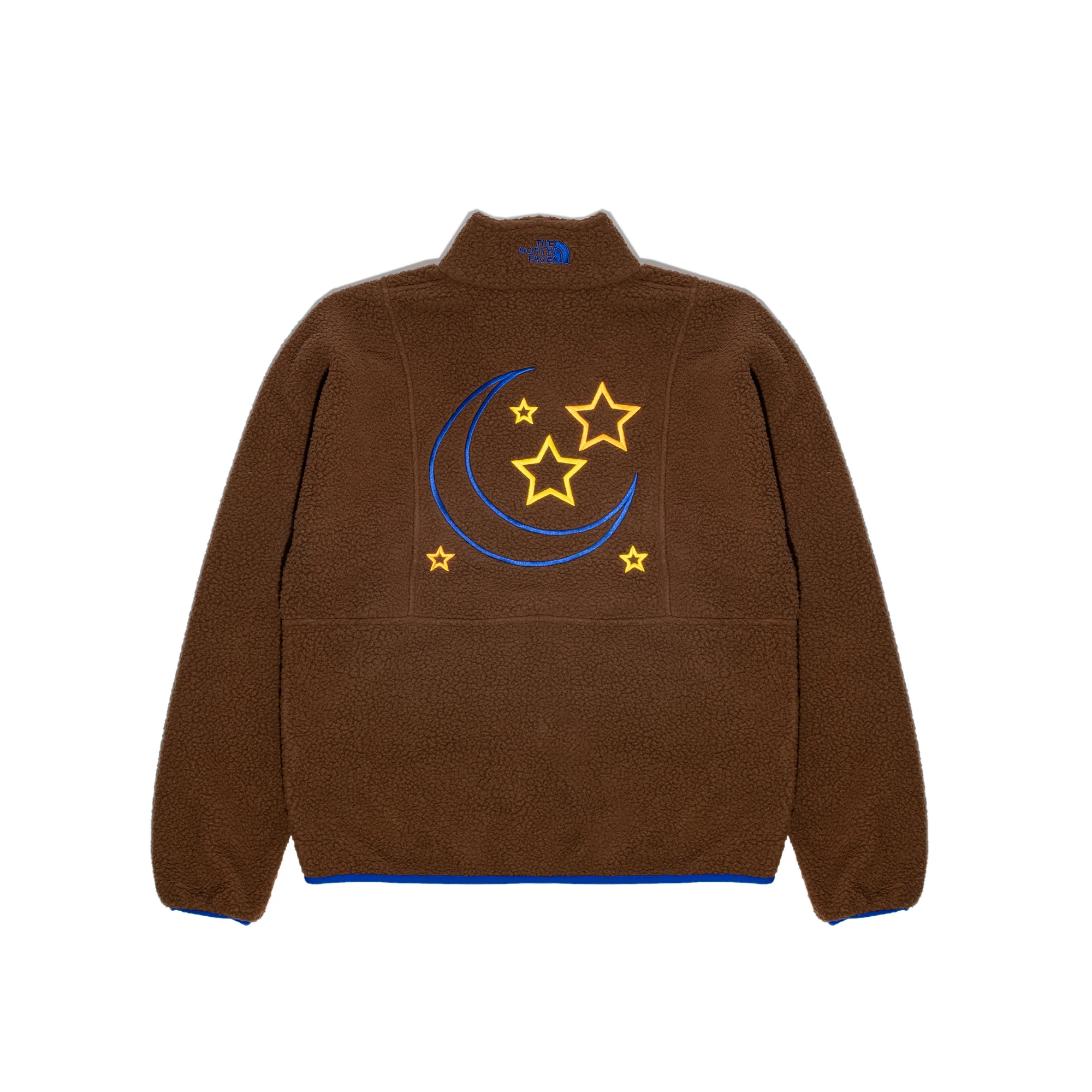 The North Face X Online Ceramics Mens Sherpa Attitude FZ Jacket Earth Brown - Image 2