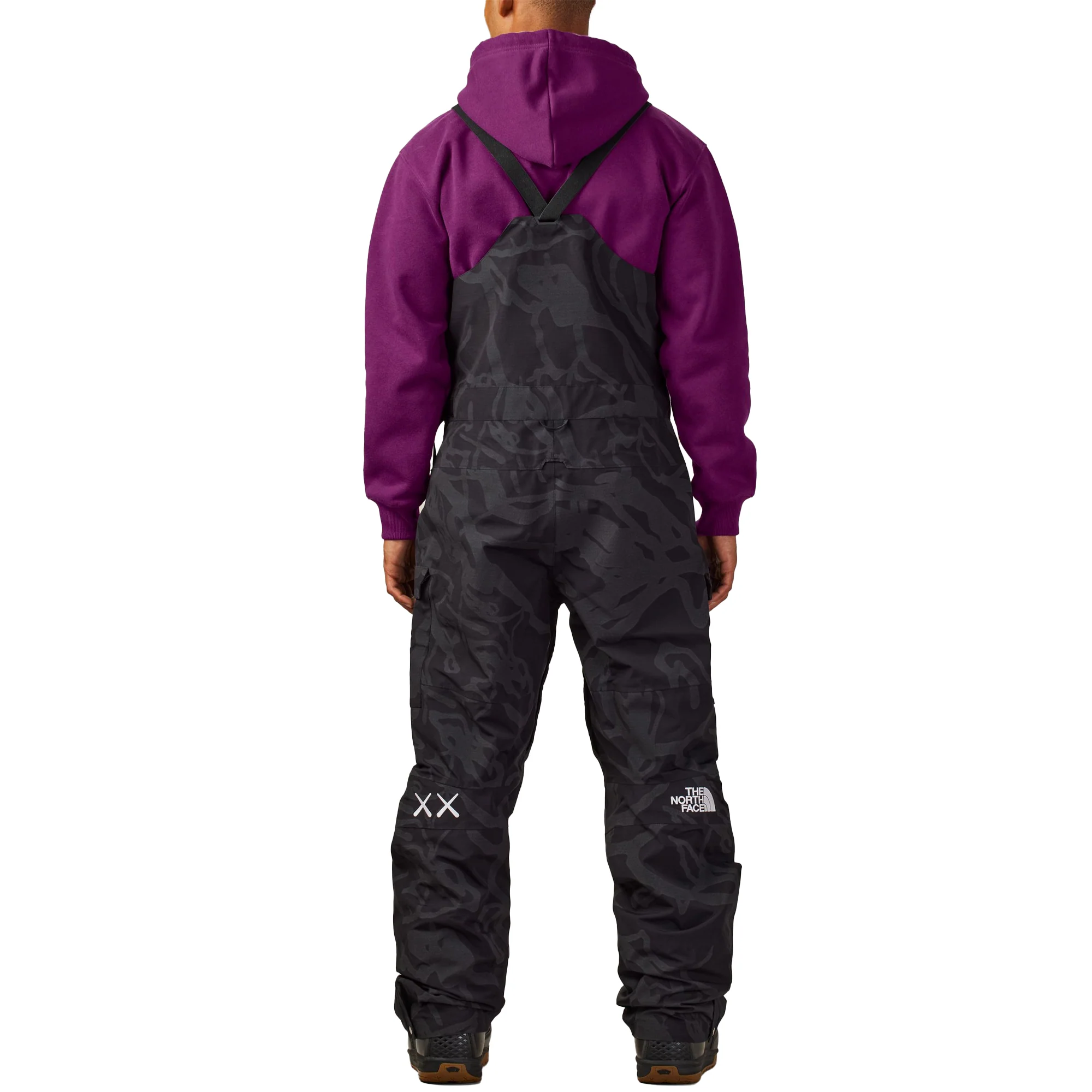 The North Face XX Kaws Freeride Bib 'Black Dragline Print' - Image 3