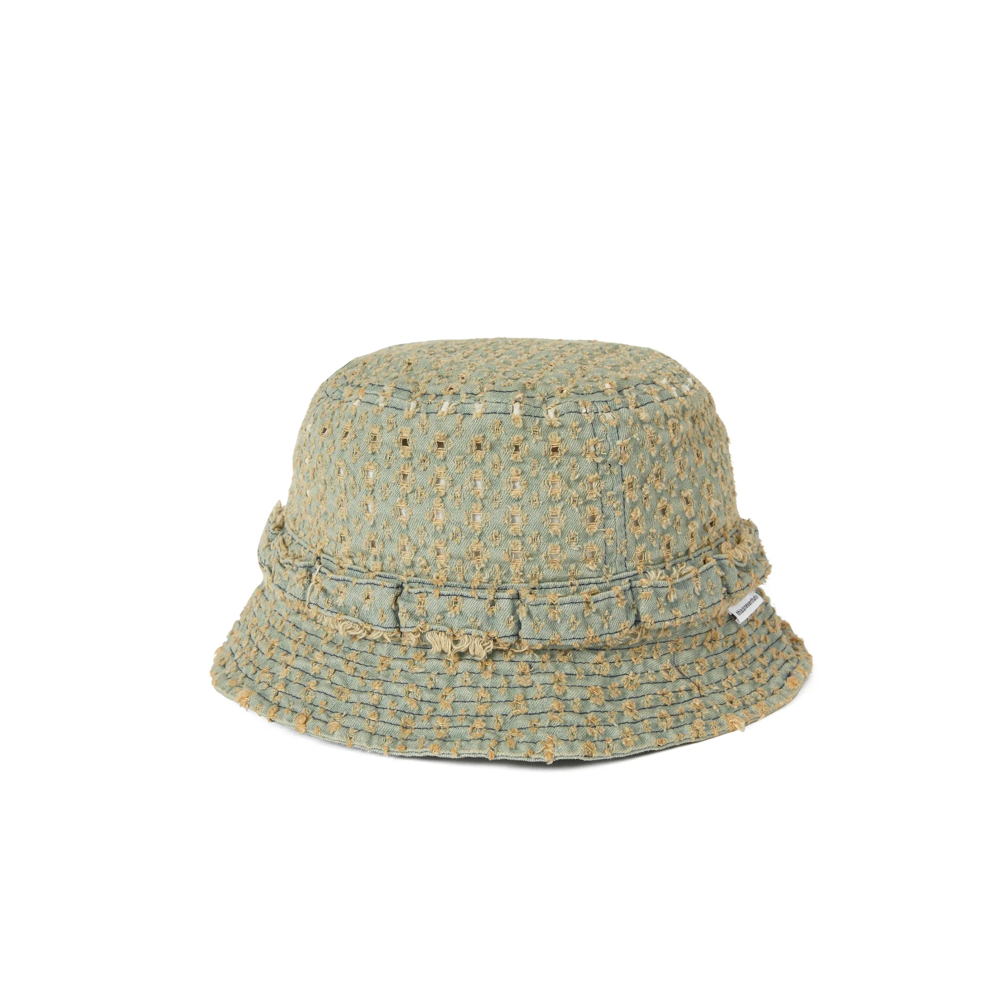 Thisisneverthat Damaged Denim Jungle Bucket Hat
