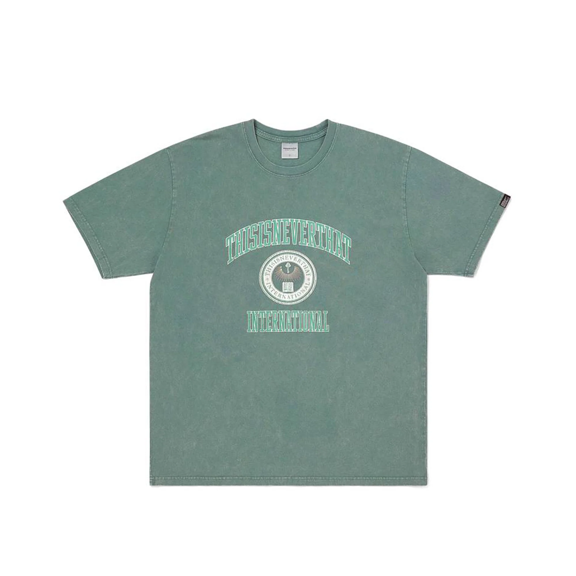 Thisisneverthat Mens Acid Washed Tee 'Dark Teal'
