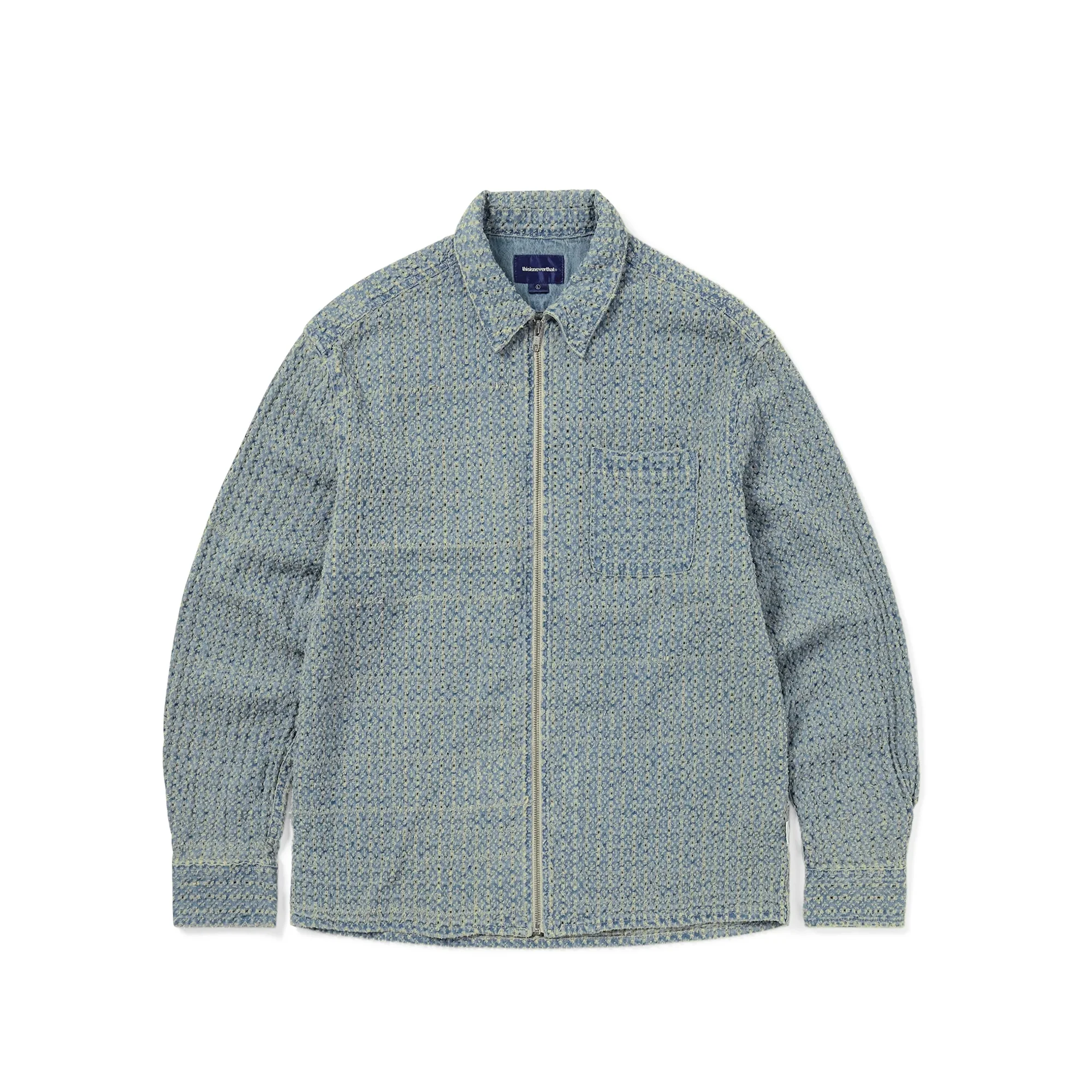Thisisneverthat Mens Damaged Denim Shirt