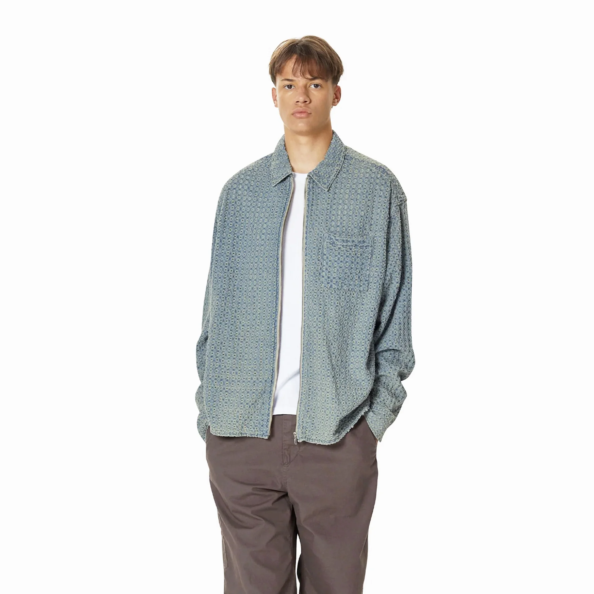 Thisisneverthat Mens Damaged Denim Shirt - Image 2