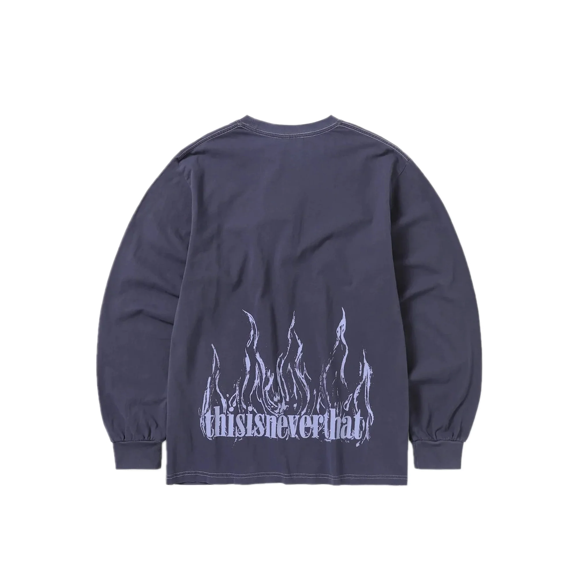Thisisneverthat Mens Flame Onyx L/S Tee - Image 2