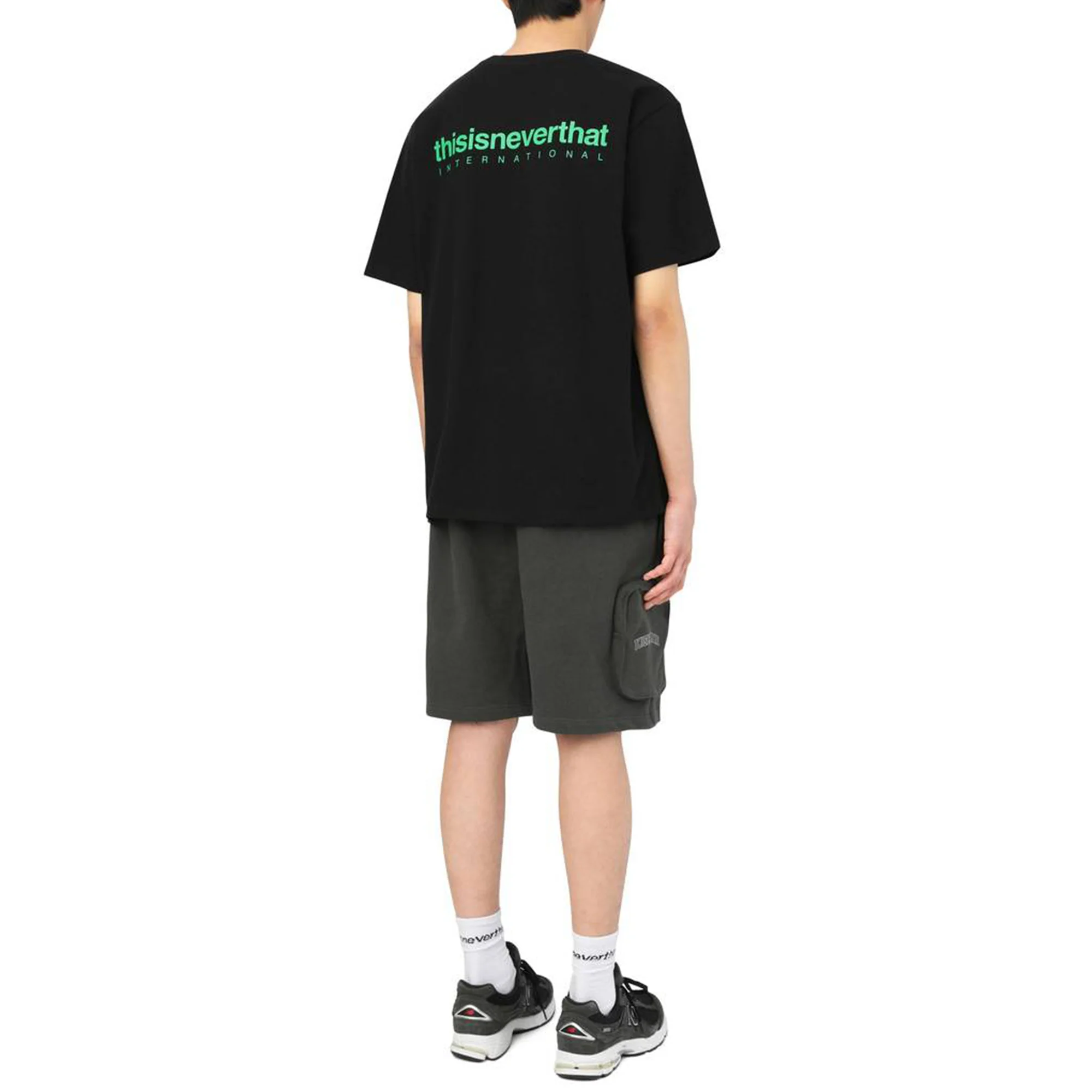 Thisisneverthat Mens INTL. Logo Tee 'Black' - Image 3
