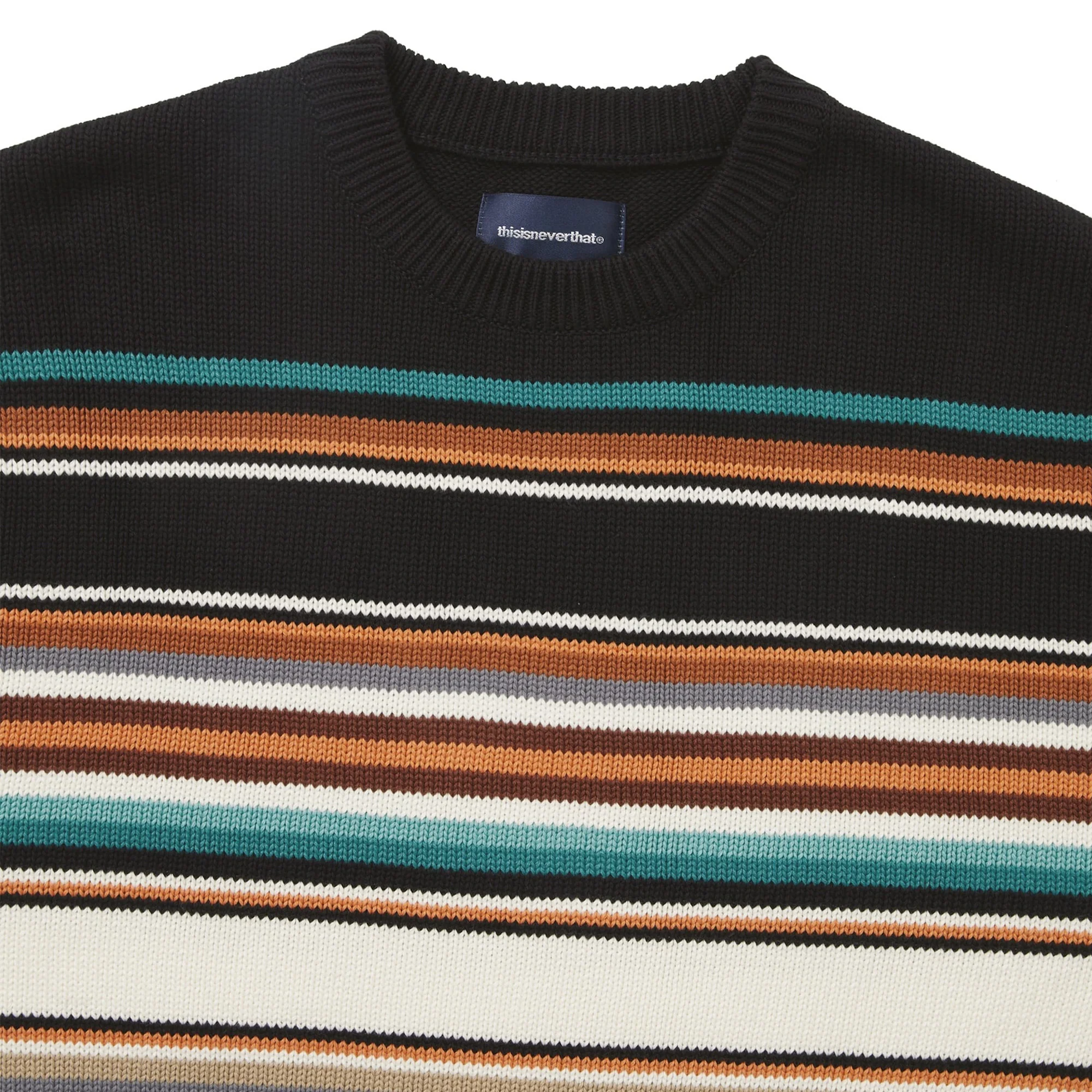 Thisisneverthat Mens Multi Striped Sweater - Image 2