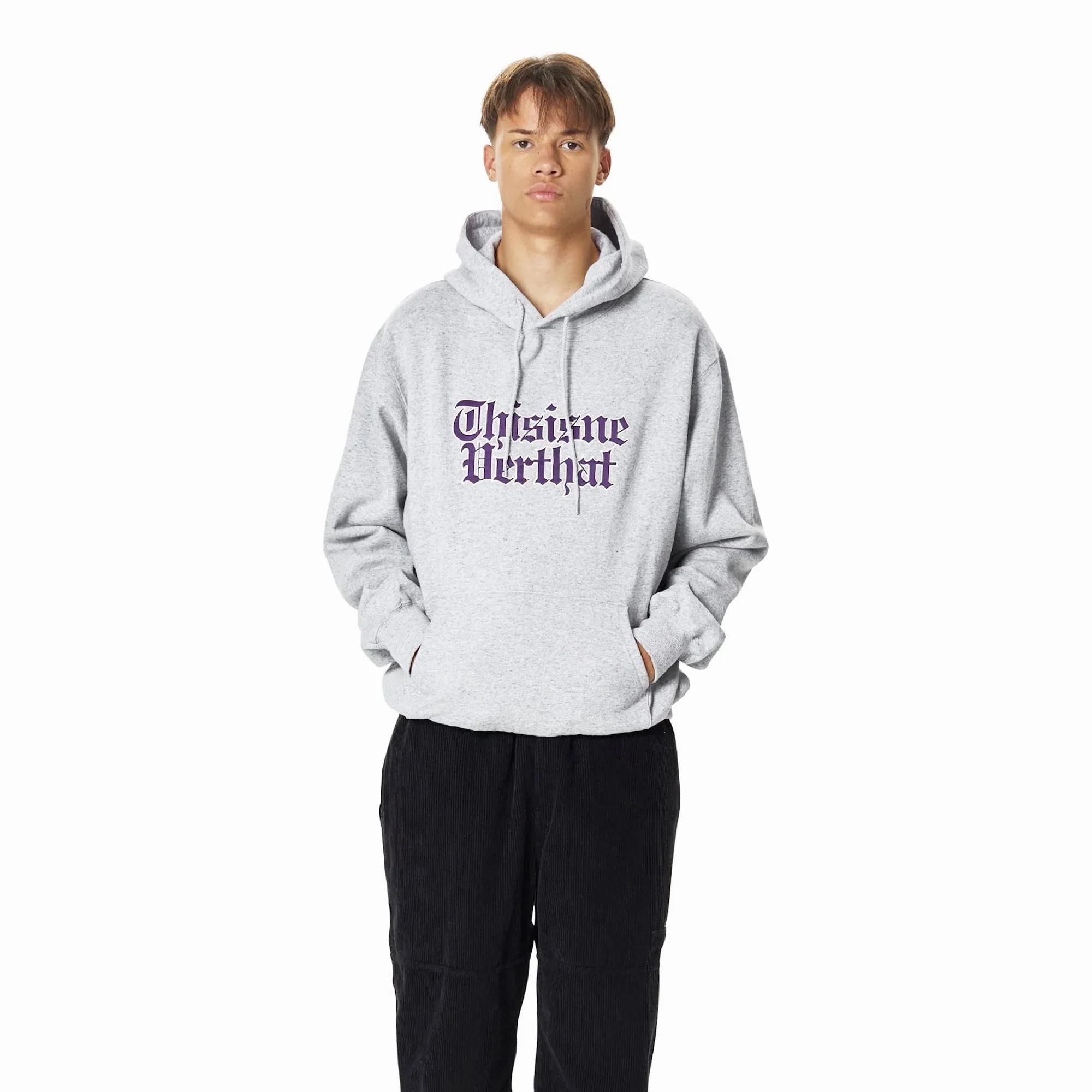 Thisisneverthat Mens Old English Logo Hoodie - Image 2