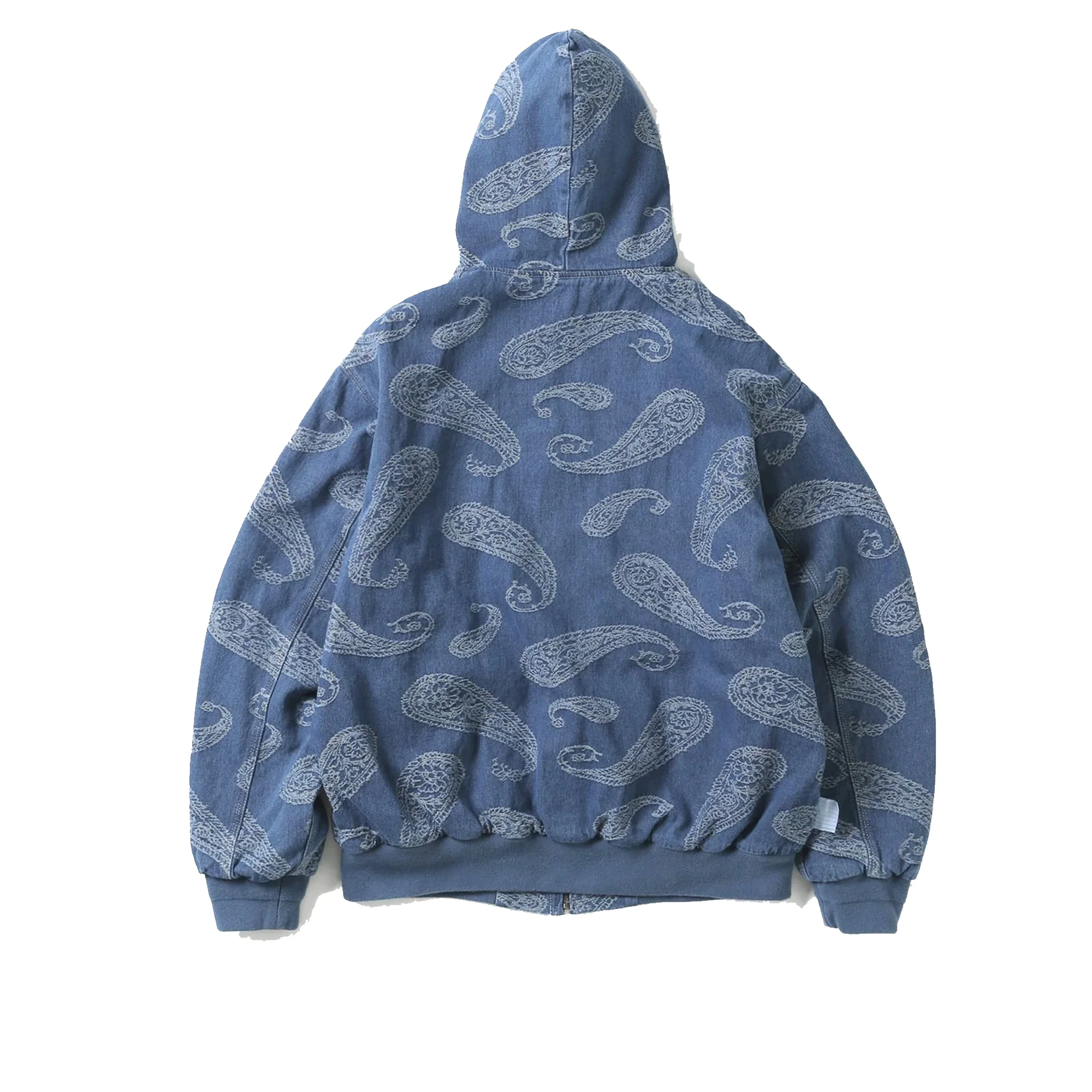 Thisisneverthat Mens Paisley Denim Jacket 'Blue' - Image 2