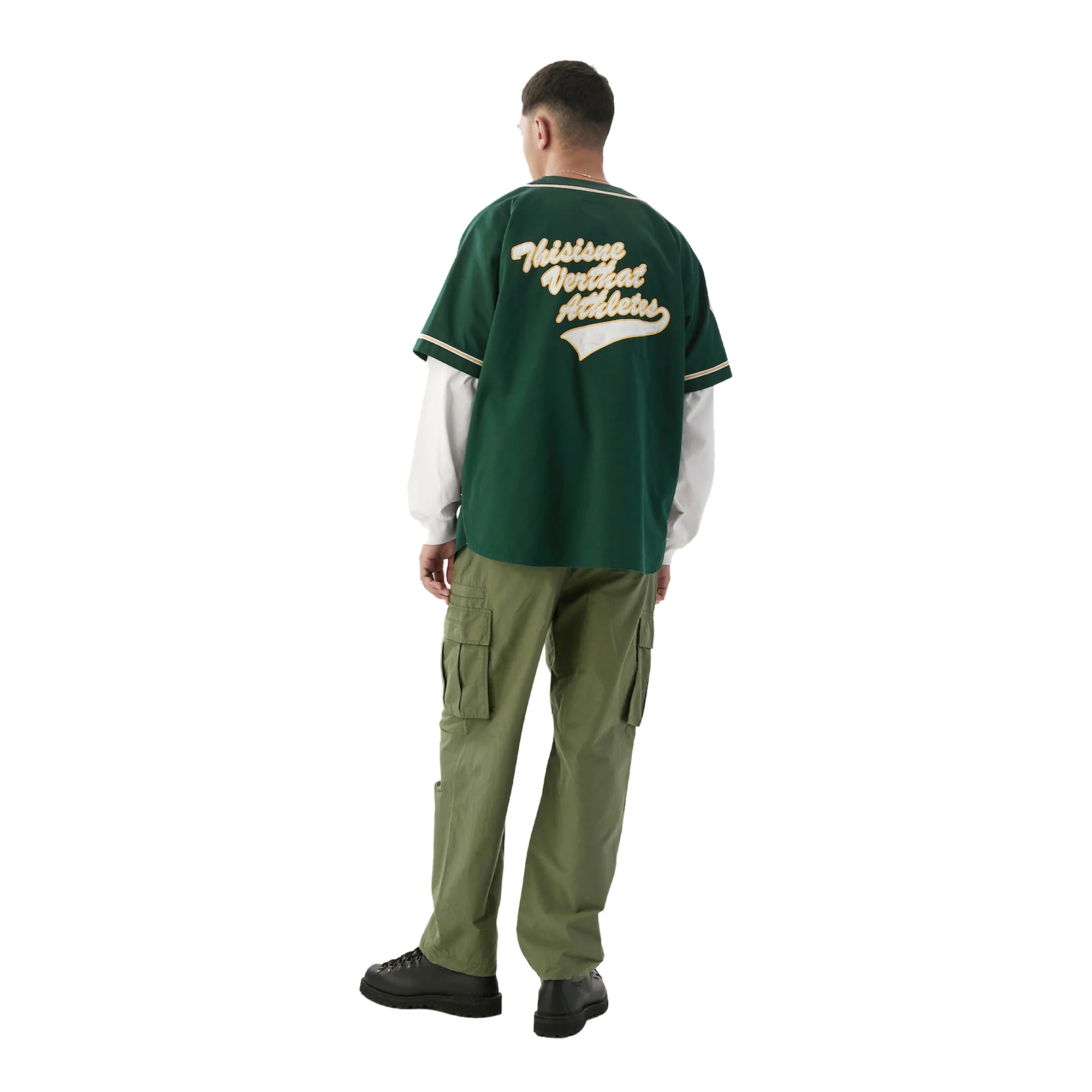 Thisisneverthat Mens Script Baseball Jersey - Image 4