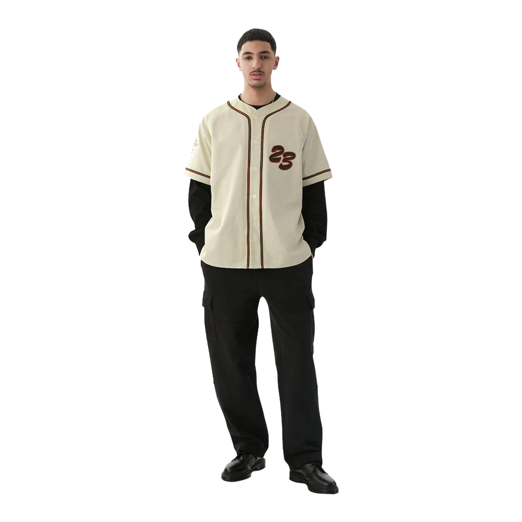 Thisisneverthat Mens Script Baseball Jersey - Image 2