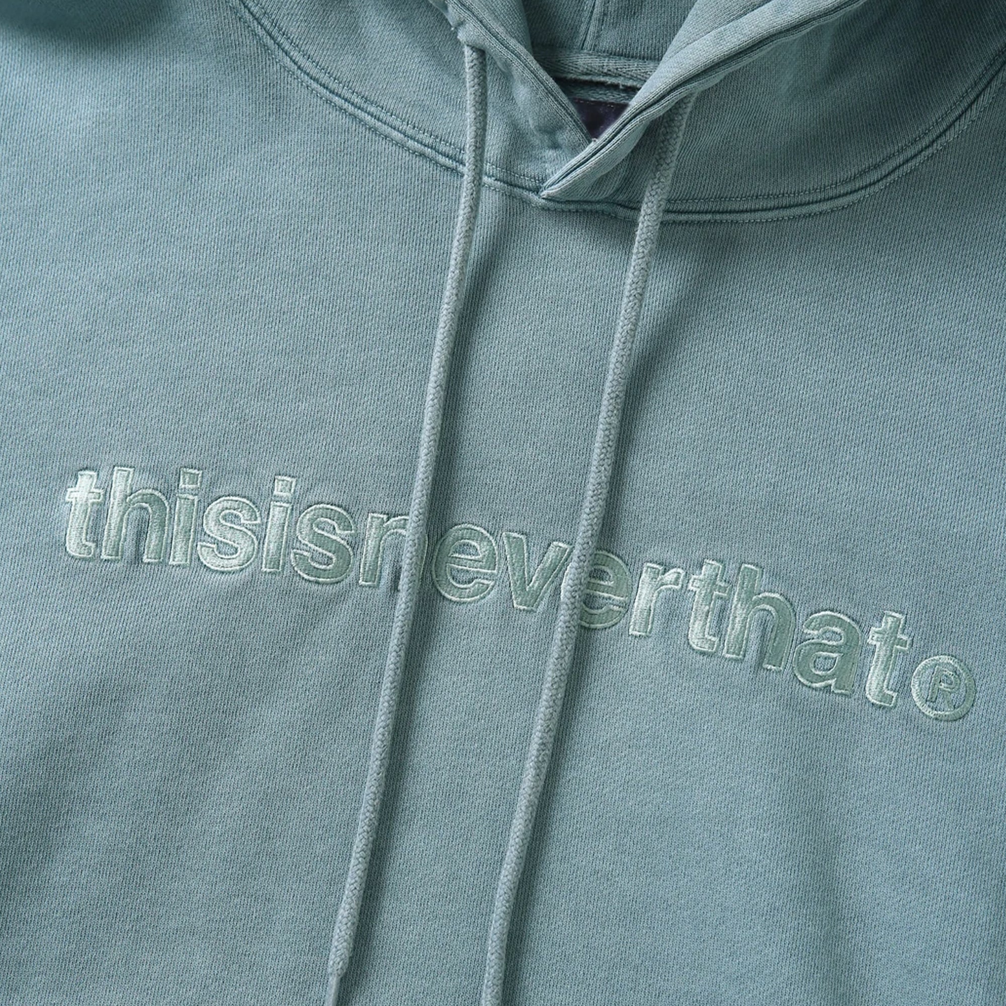 Thisisneverthat Mens T-Logo Hoodie 'Slate' - Image 3