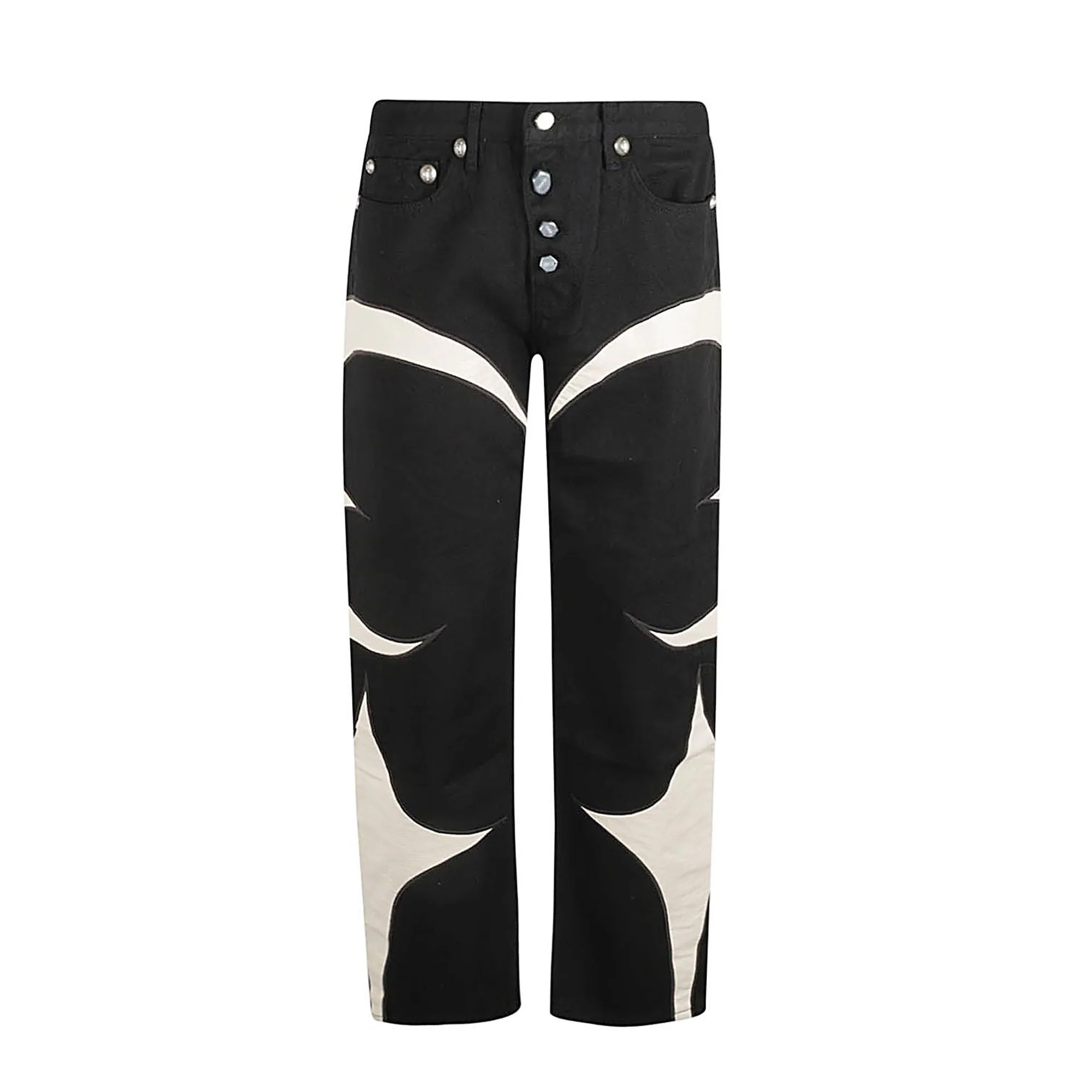 Thug Club Mens Leather Washing Denim Pants