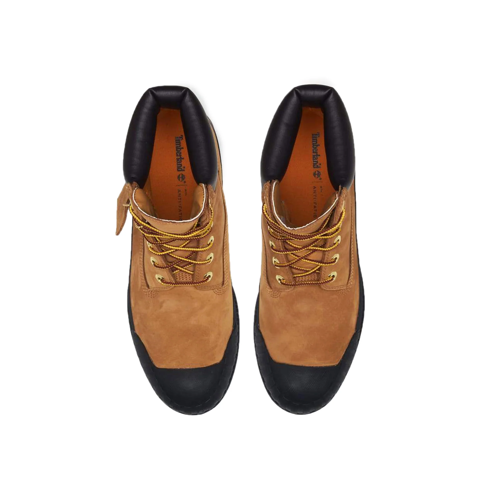 Timberland Mens 6" Prem Rubbertoe WP Boots 'Wheat' - Image 2