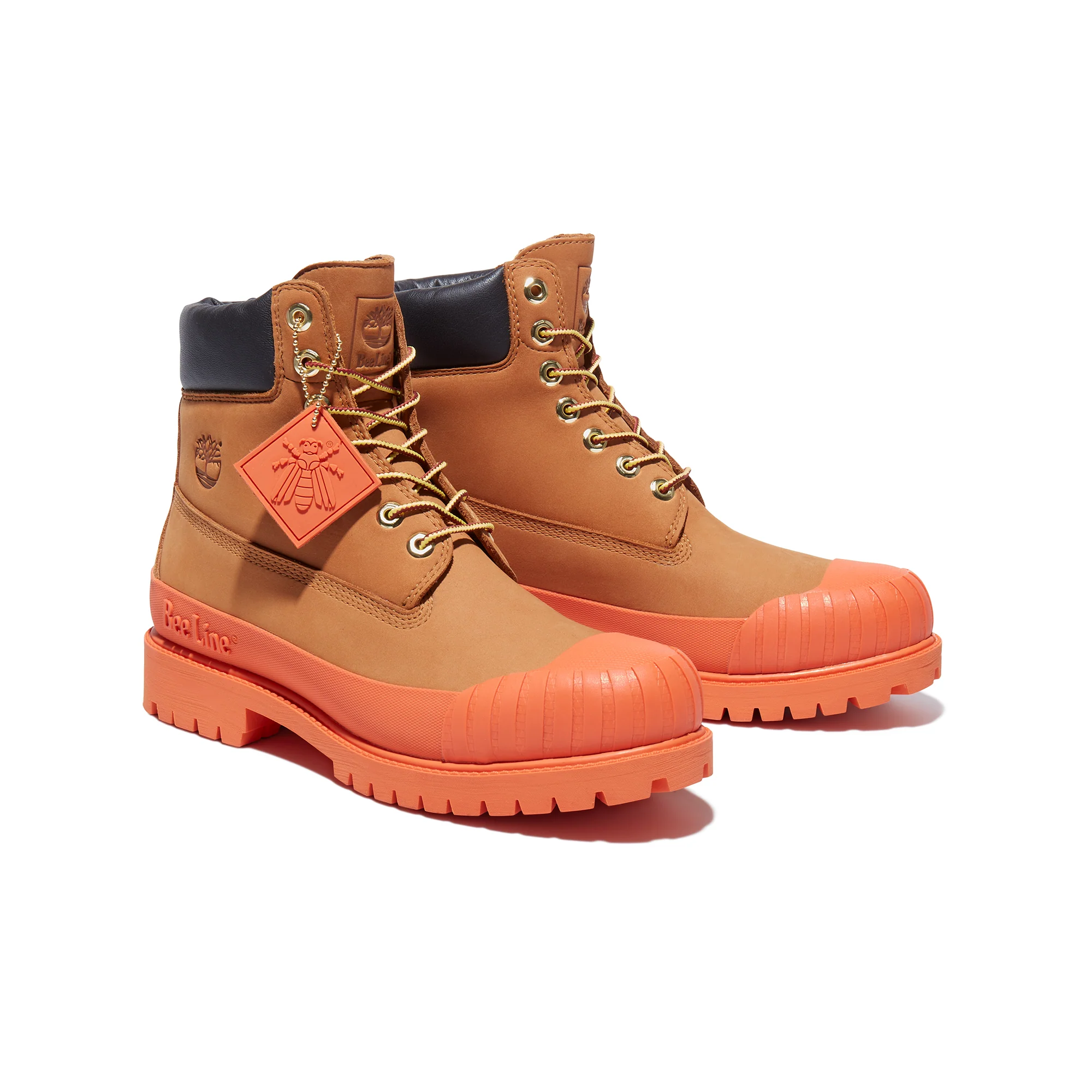 Timberland Men 6" Premium Rubbertoe WP Wheat Boots - Image 2
