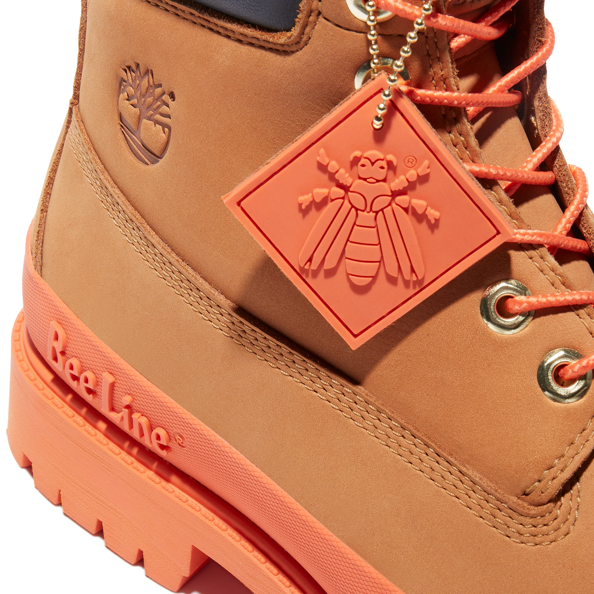 Timberland Men 6" Premium Rubbertoe WP Wheat Boots - Image 3