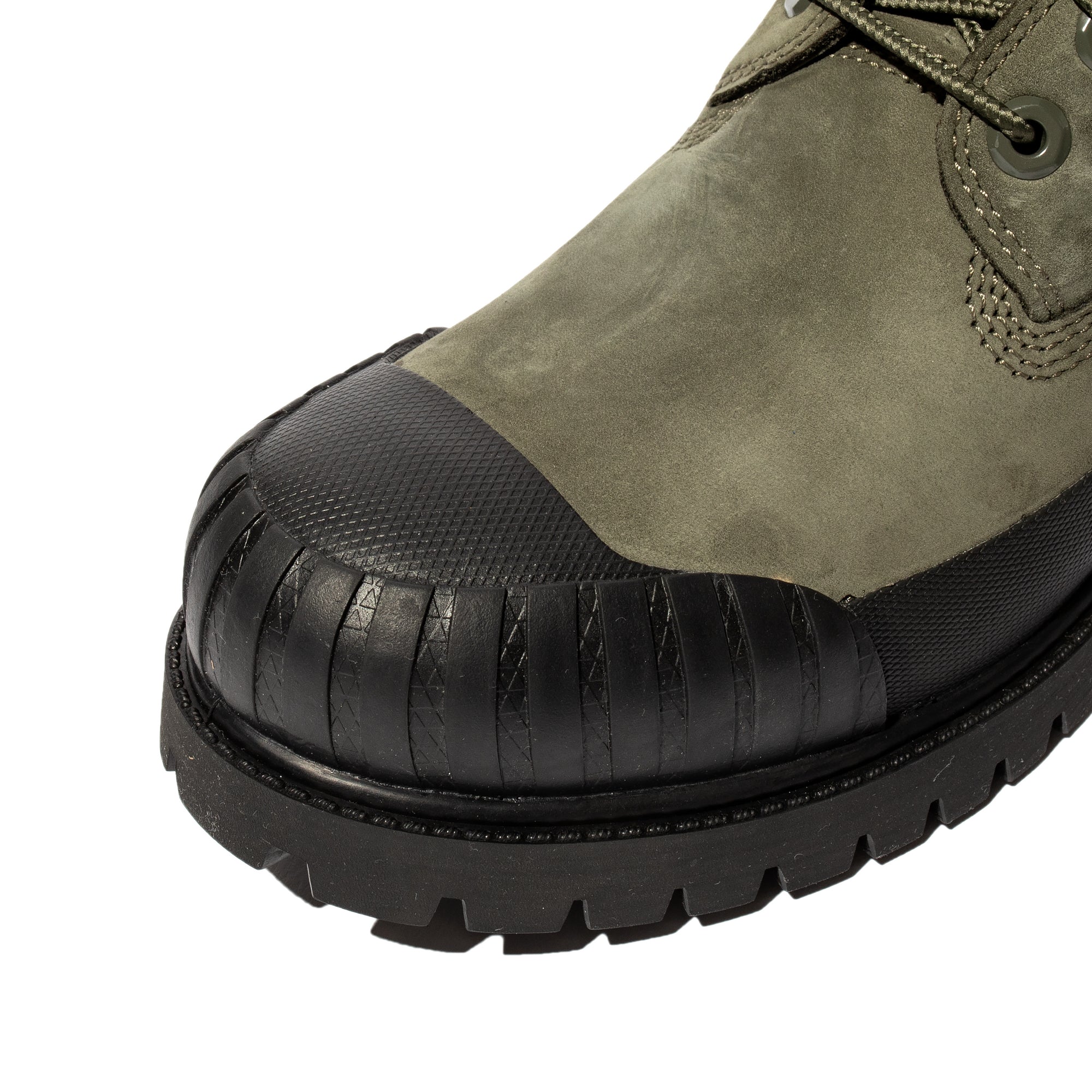 Timberland x Beeline Mens 6" Prem Rubber Toe WP Shoes 'Dk grn/black - Image 4
