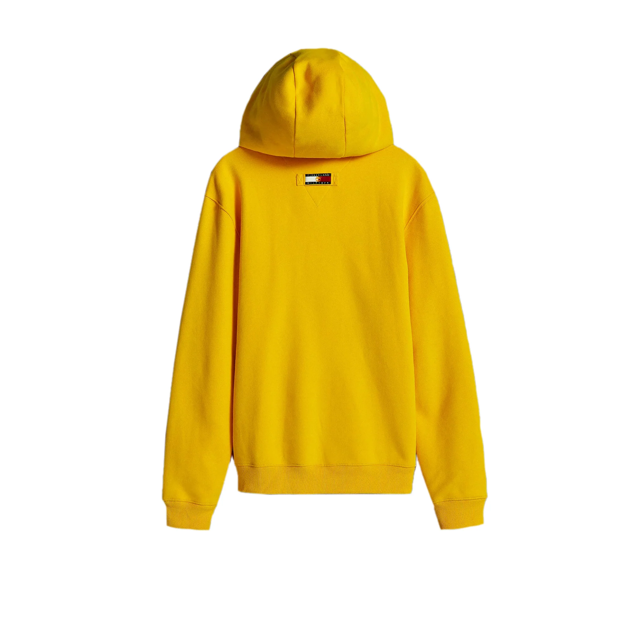 Tommy Hilfiger x Timberland Mens RM Flag Hoodie 'Primary Yellow' - Image 2
