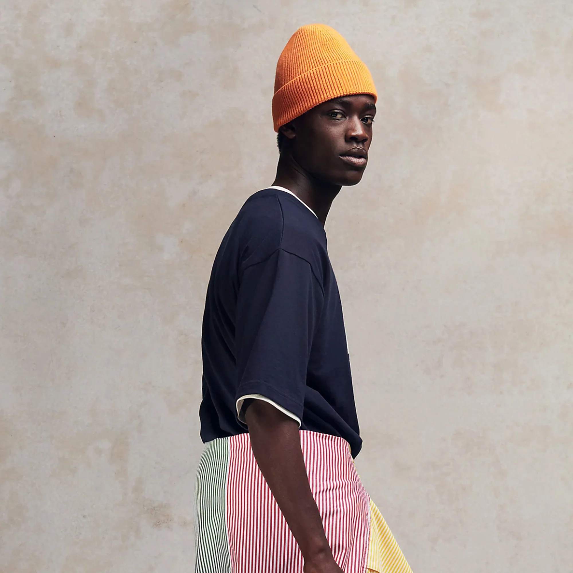 Tommy Hilfiger x Timberland Mens RM Flag SS T-Shirt 'Desert Sky' - Image 3