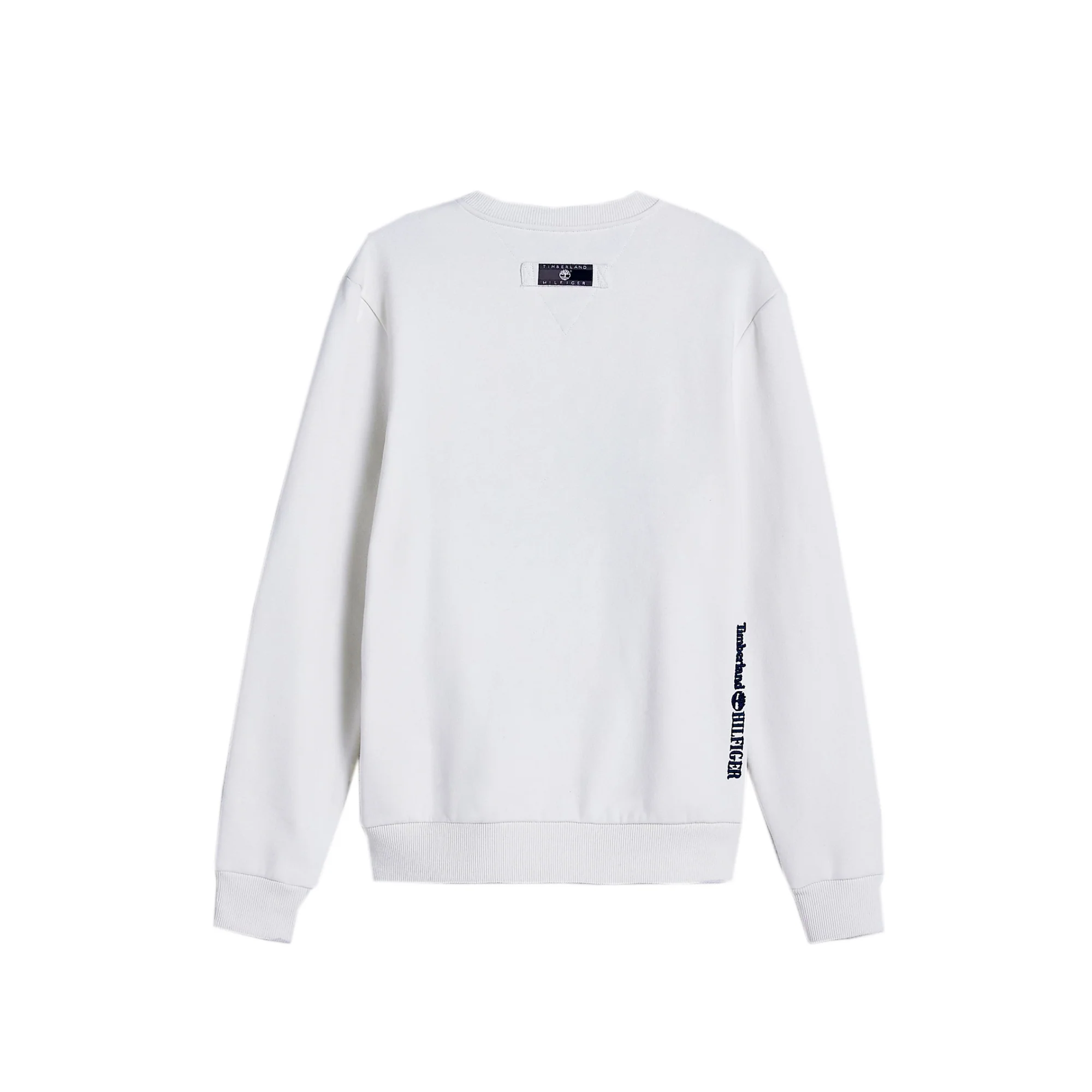 Tommy Hilfiger x Timberland Mens RI Logo Crew 'Ivory' - Image 2