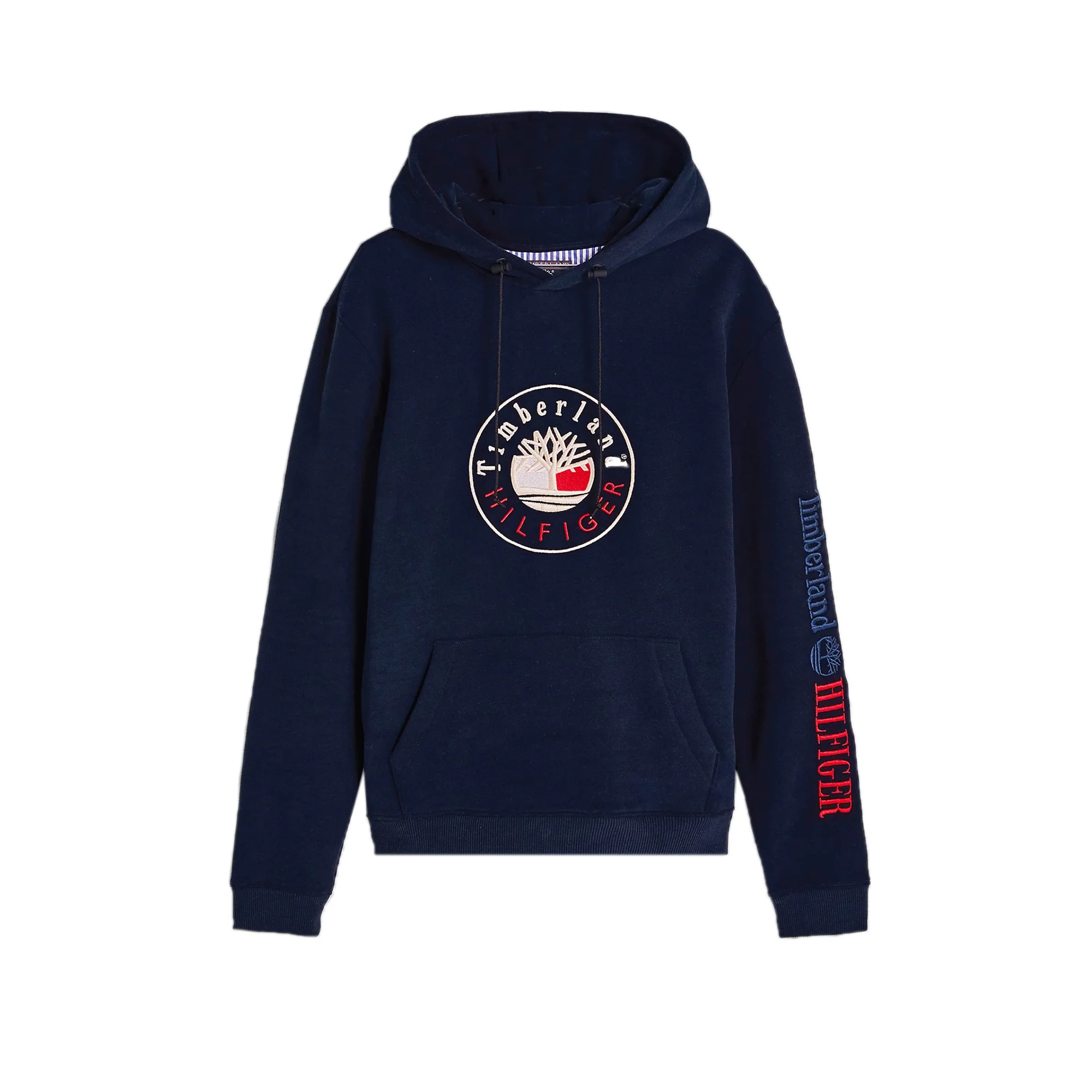 Tommy Hilfiger x Timberland Mens RI Logo Hoodie 'Desert Sky'