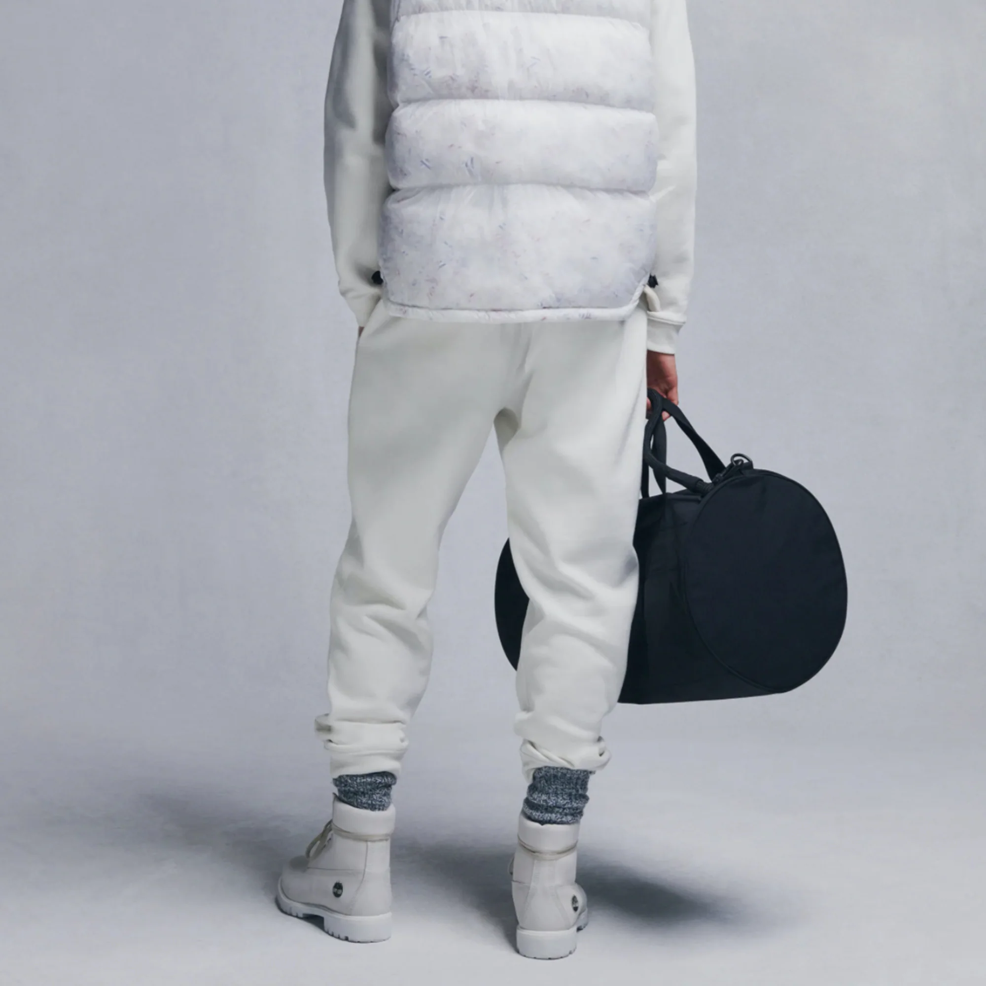 Tommy Hilfiger x Timberland Ri Logo Sweatpants 'Ivory' - Image 2