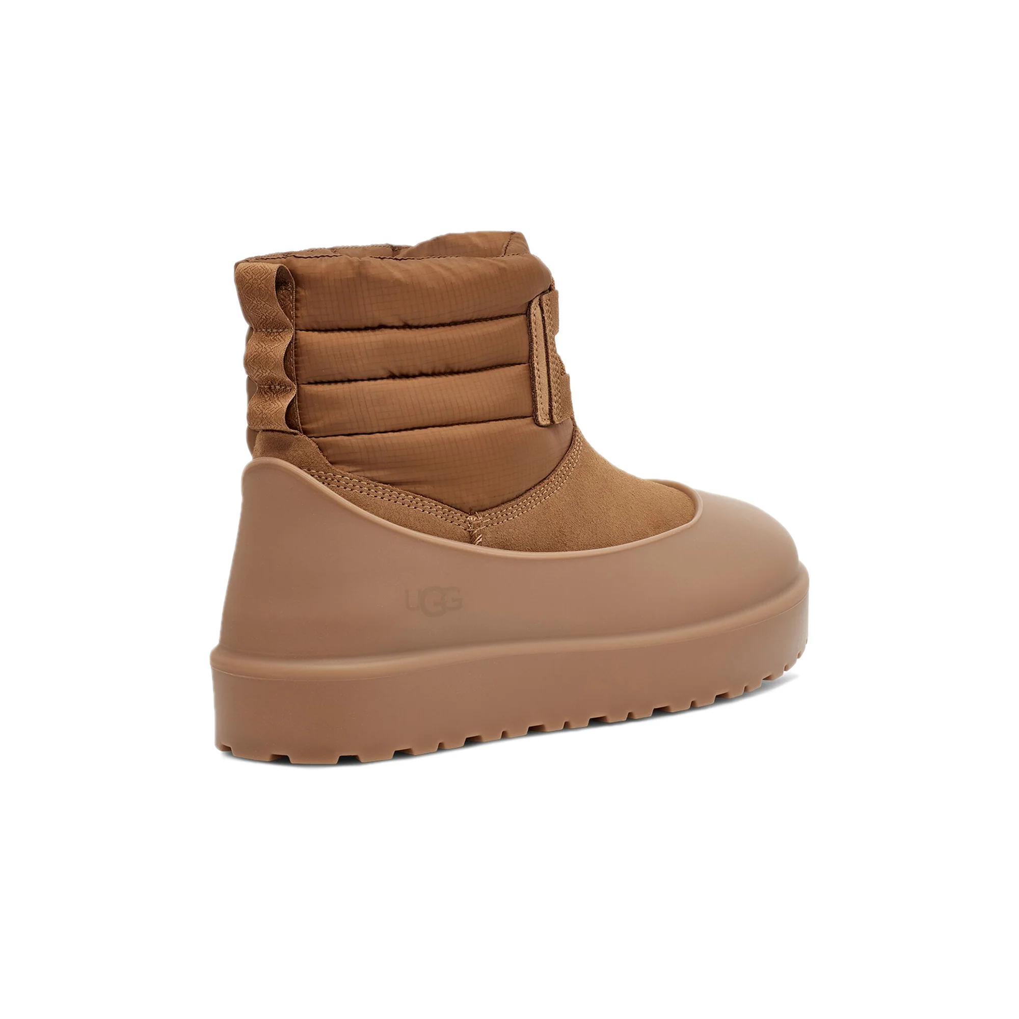 Ugg Mens Classic Mini Lace-Up Weather Boots 'Chestnut' - Image 3