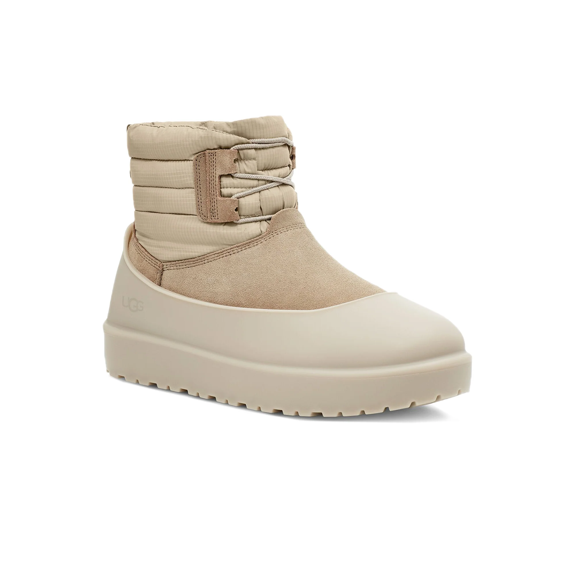 Ugg Mens Classic Mini Lace-Up Weather Boots 'Dune' - Image 2