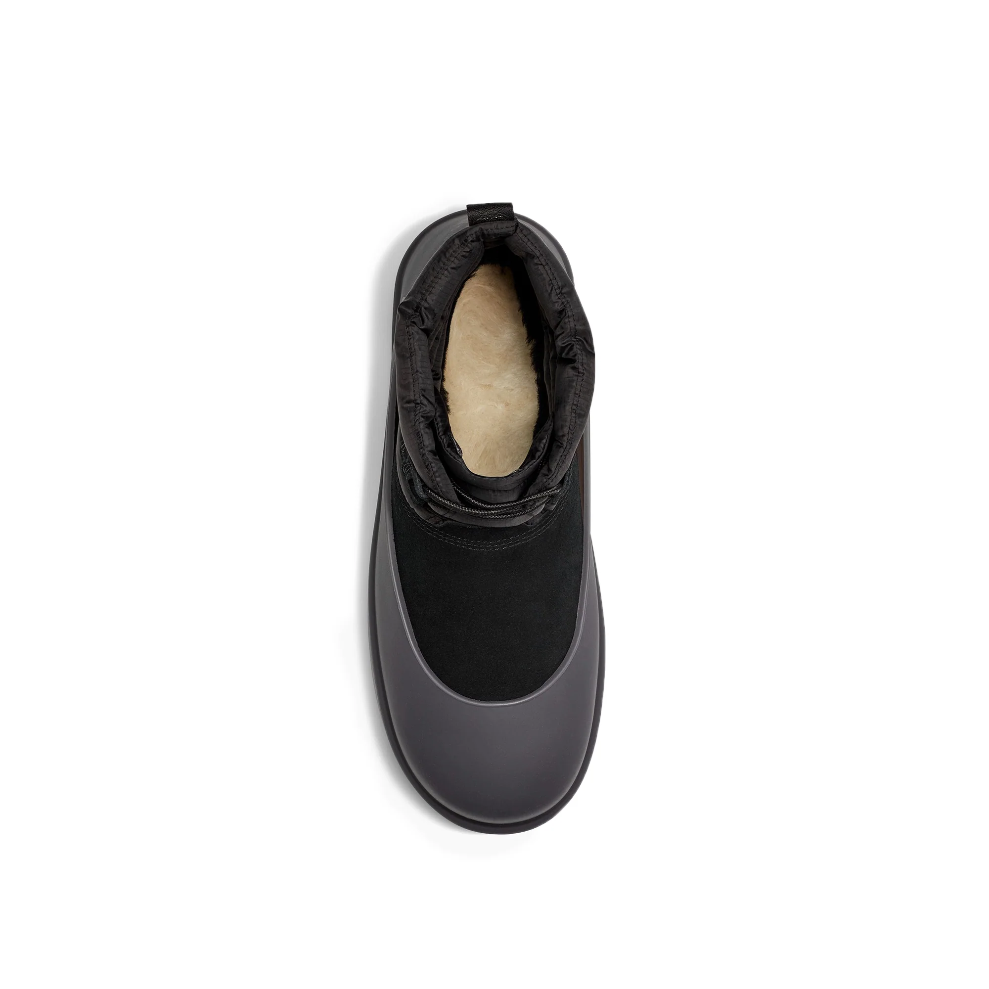 Ugg Mens Classic Mini Lace-Up Weather Boots 'Black' - Image 4