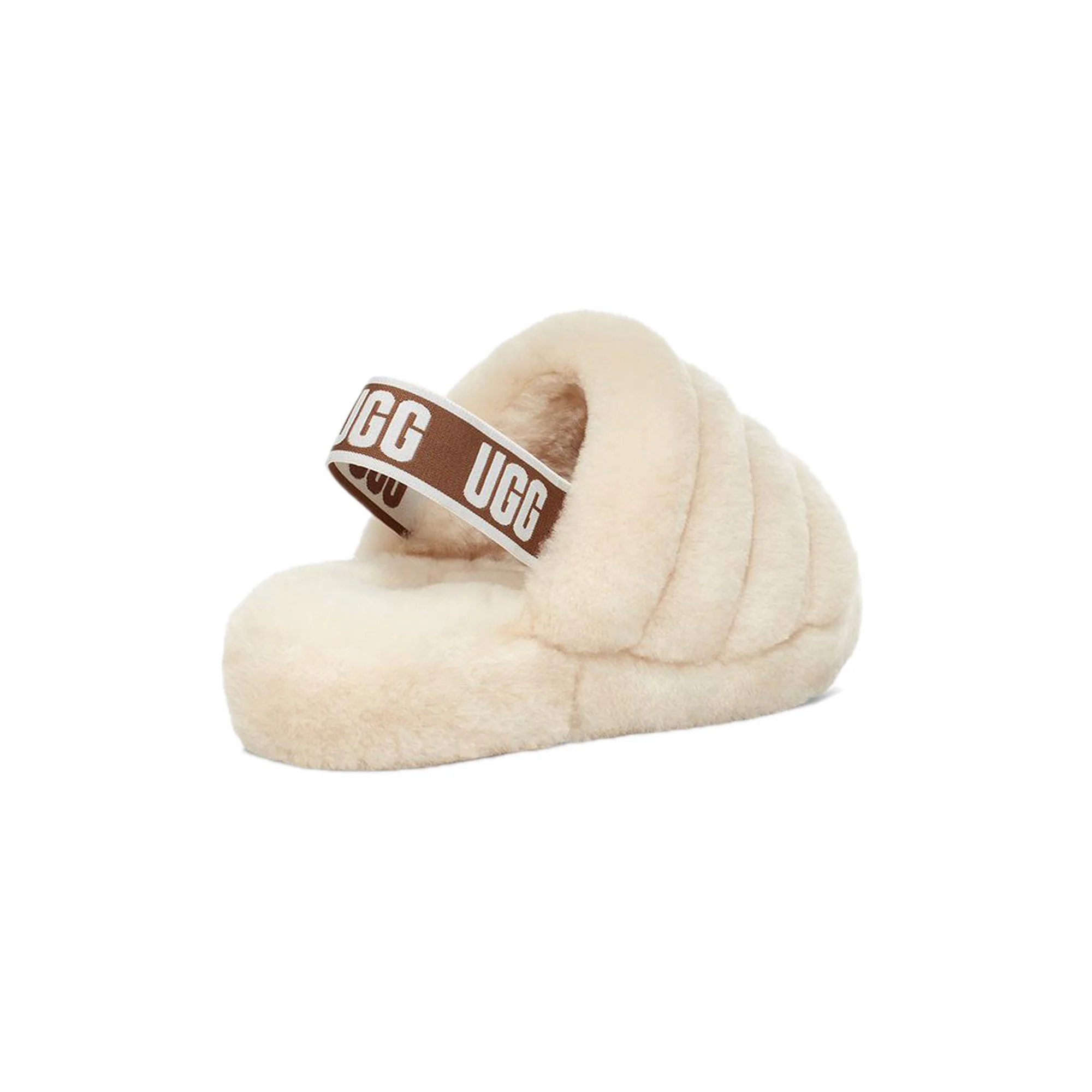 Ugg Womens Yeah Fluff Slide 'Natural' - Image 2