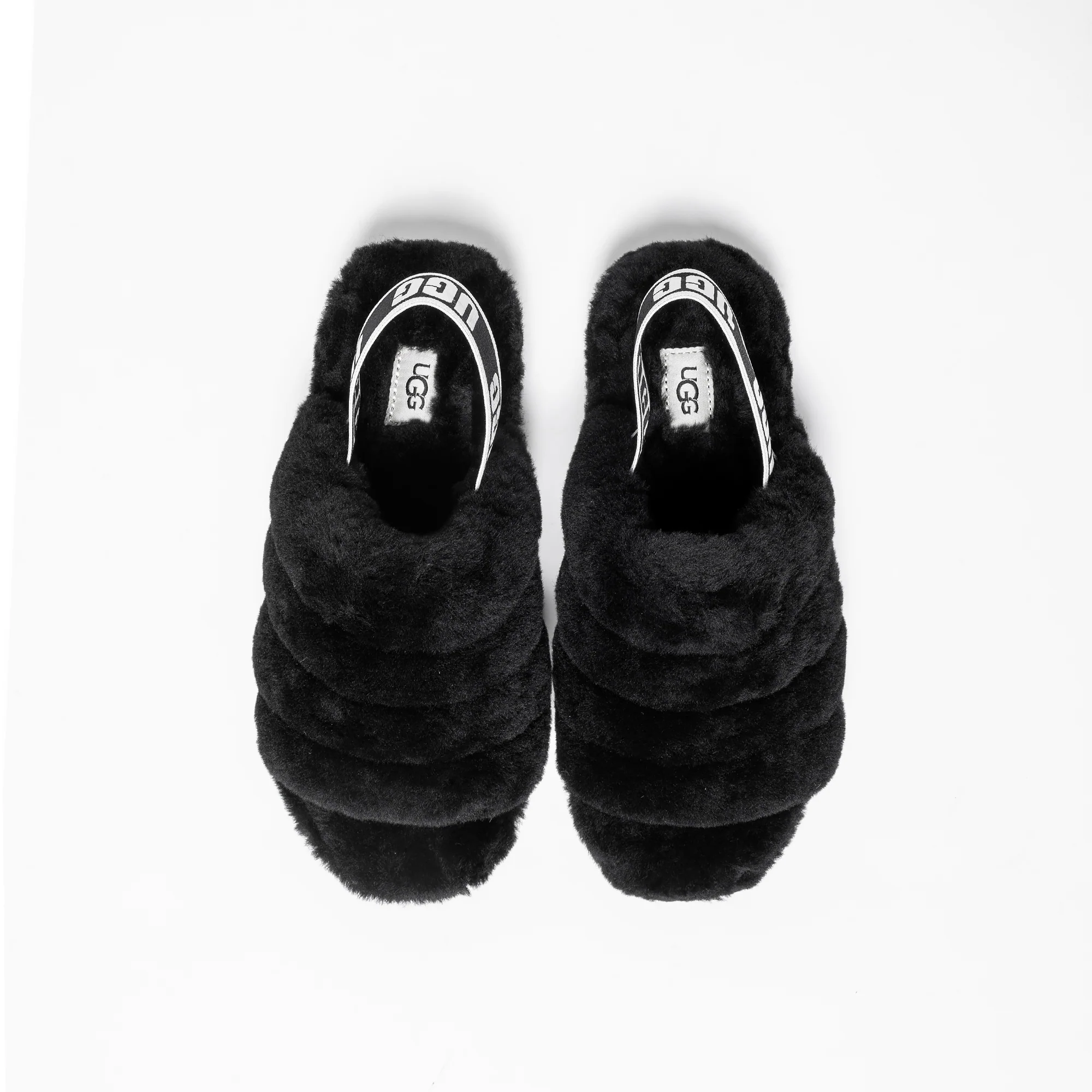 Ugg Womens Fluff Yea Slide 'Black' - Image 4