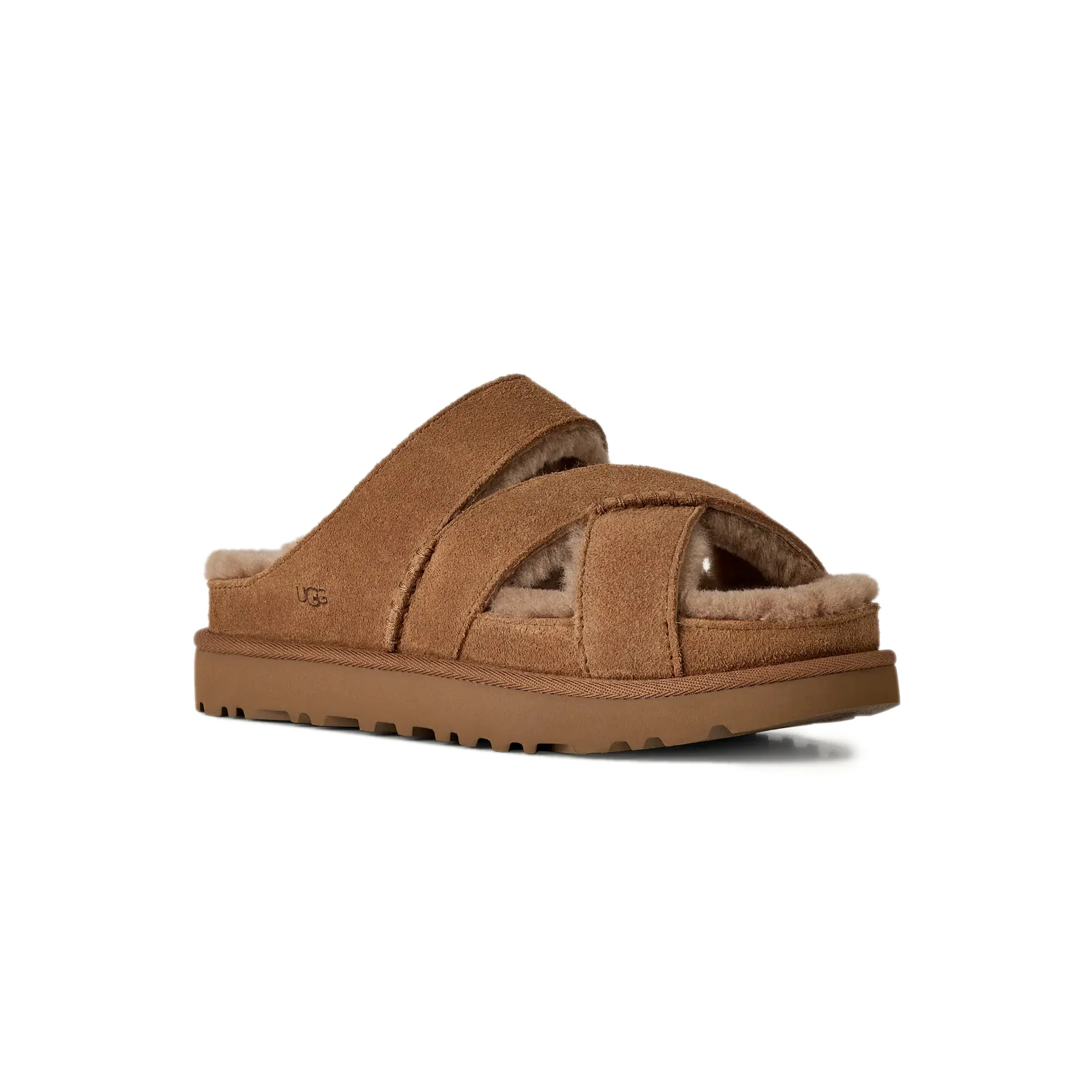 Ugg Womens Greenport Cross Strap Slide Slippers - Image 2