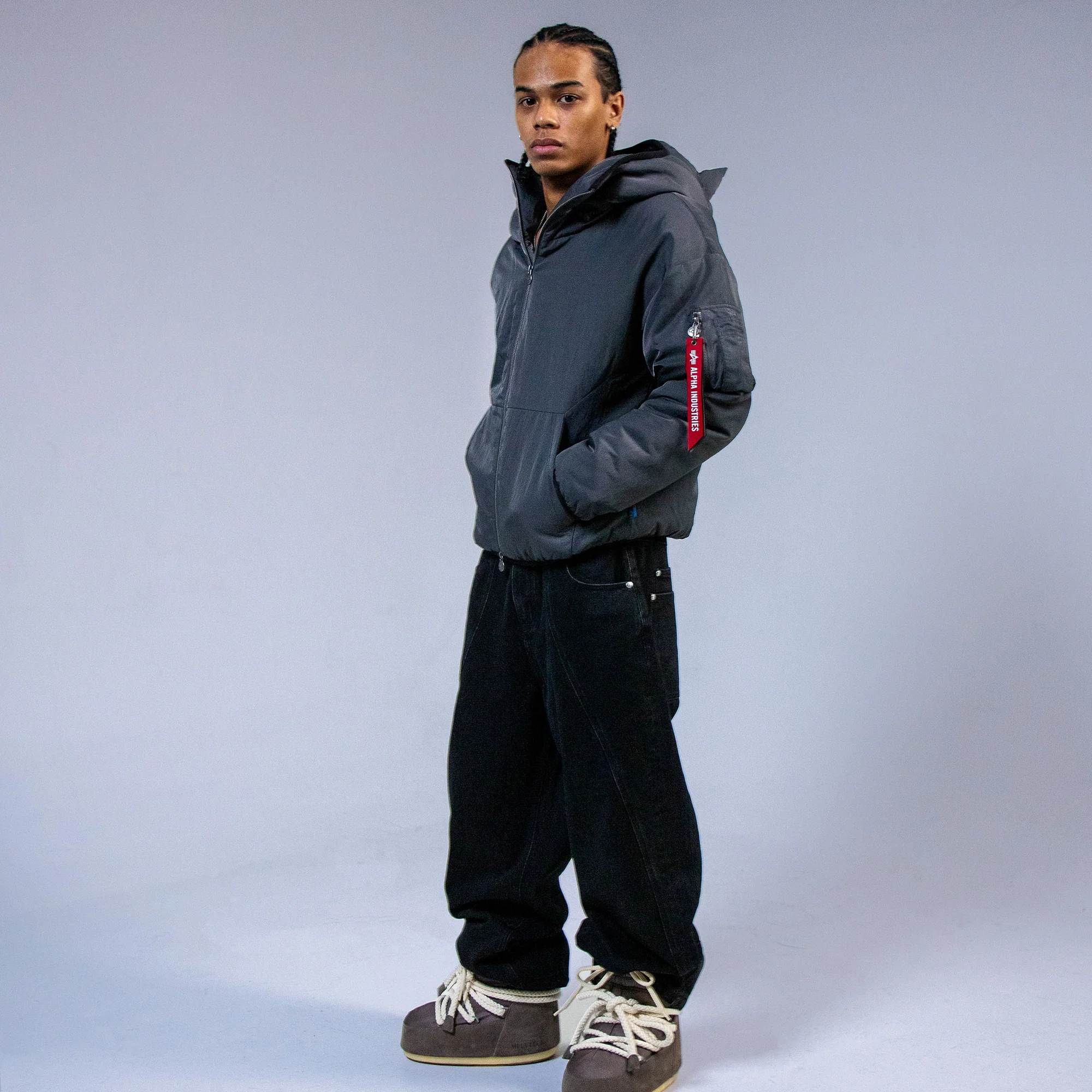 VANDYTHEPINK x Alpha Industries Mens Animal Jacket - Image 4