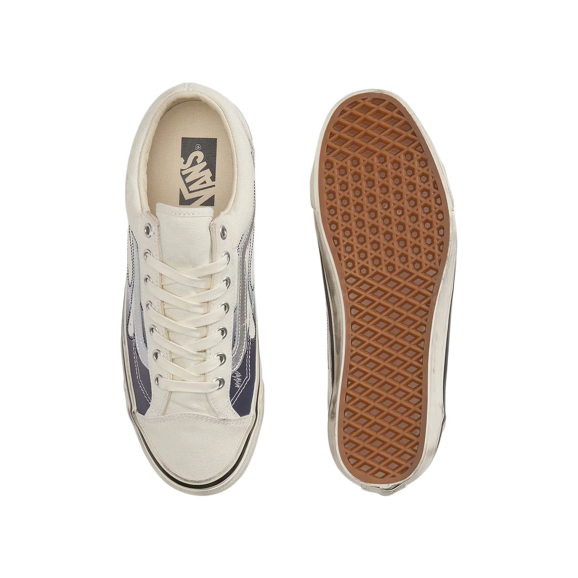 Vans Mens LX Old Skool 36 Archive Flame Shoes - Image 2