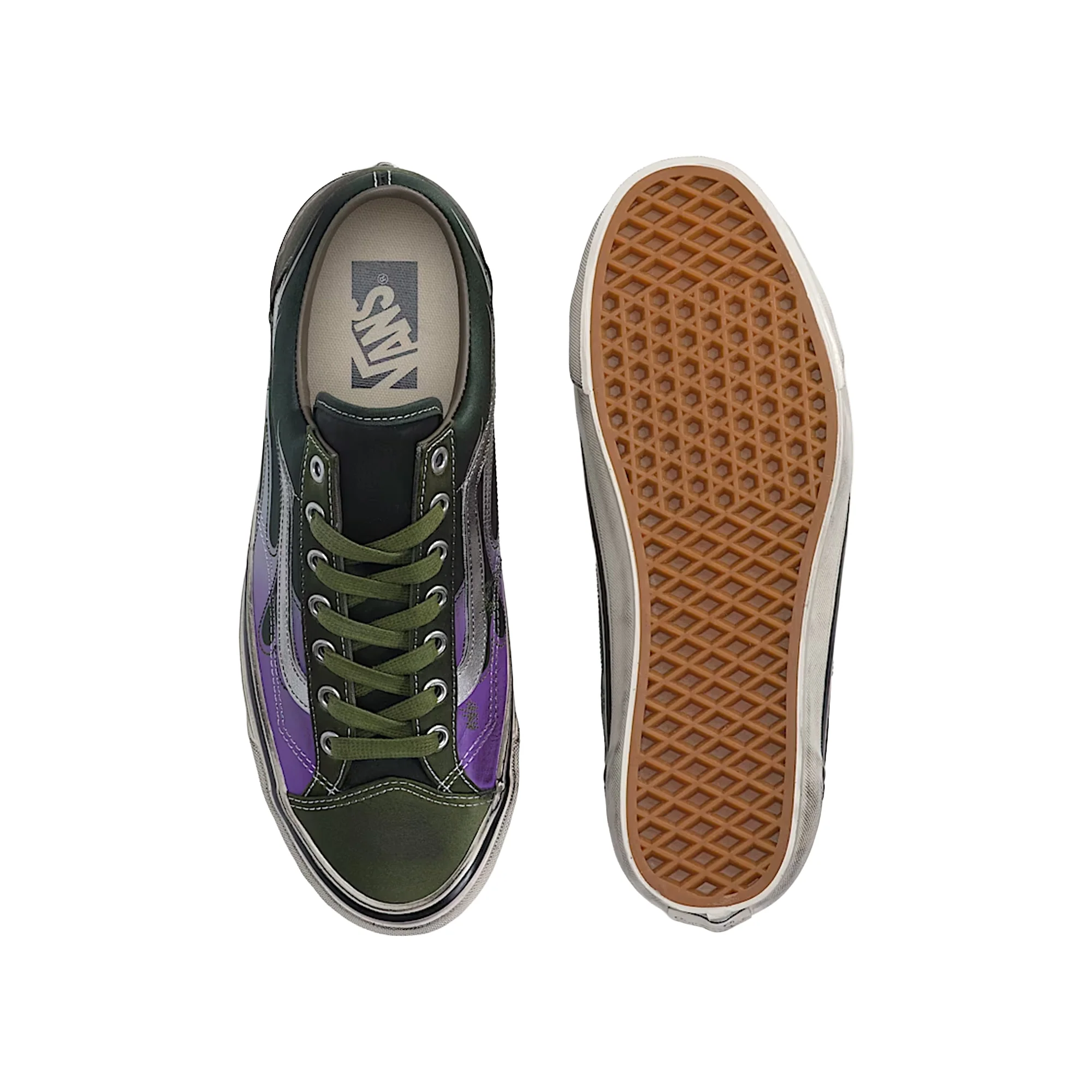Vans Mens LX Old Skool 36 Archive Flame Shoes - Image 4